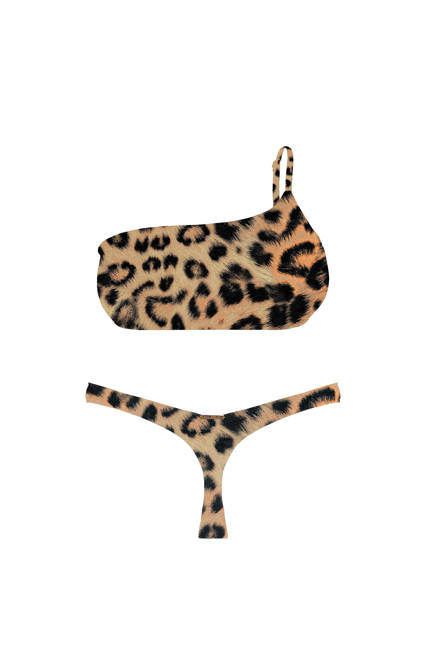 ANIMAL Jungle Cat Ruched Brief Thong Bottom - Image 16