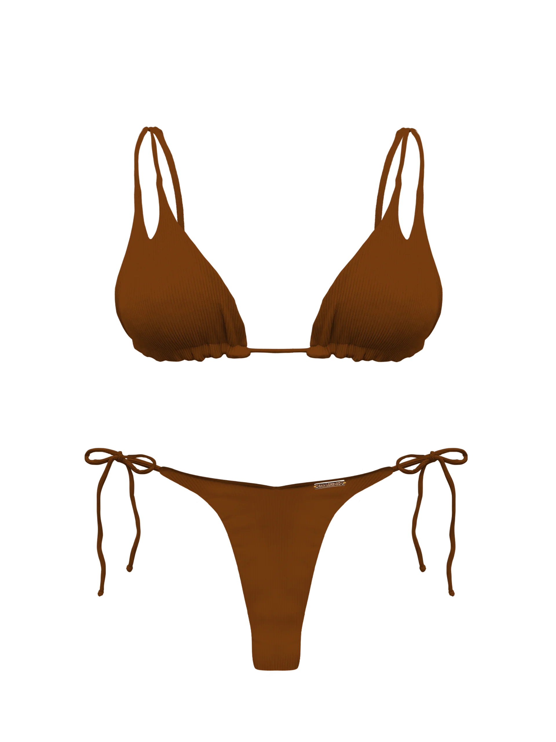 Bonita Coco High Cut Side Tie Thong Bikini Bottom - Image 7