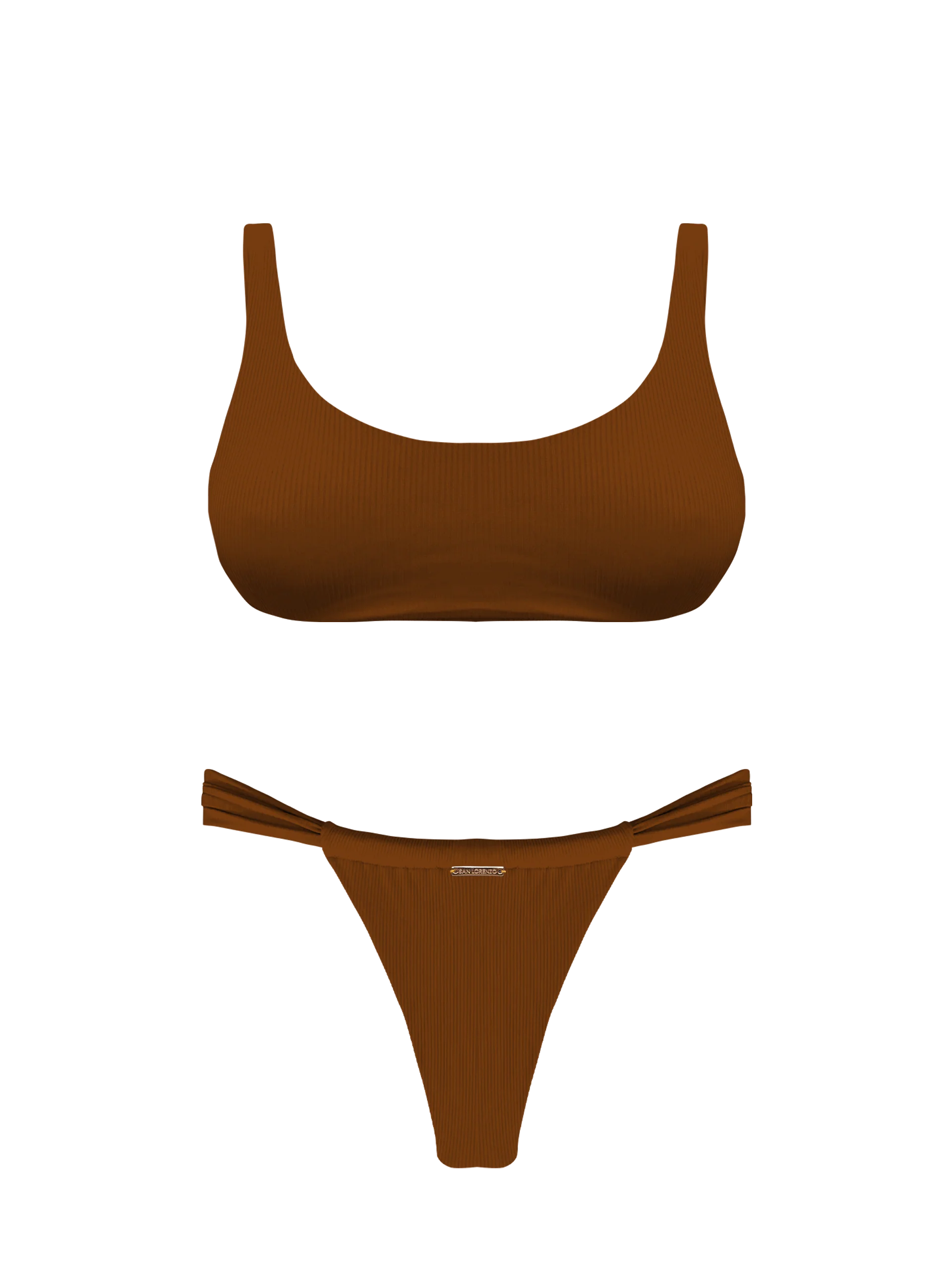 Bonita Coco Sliding Thong Brief Bikini Bottom - Image 10