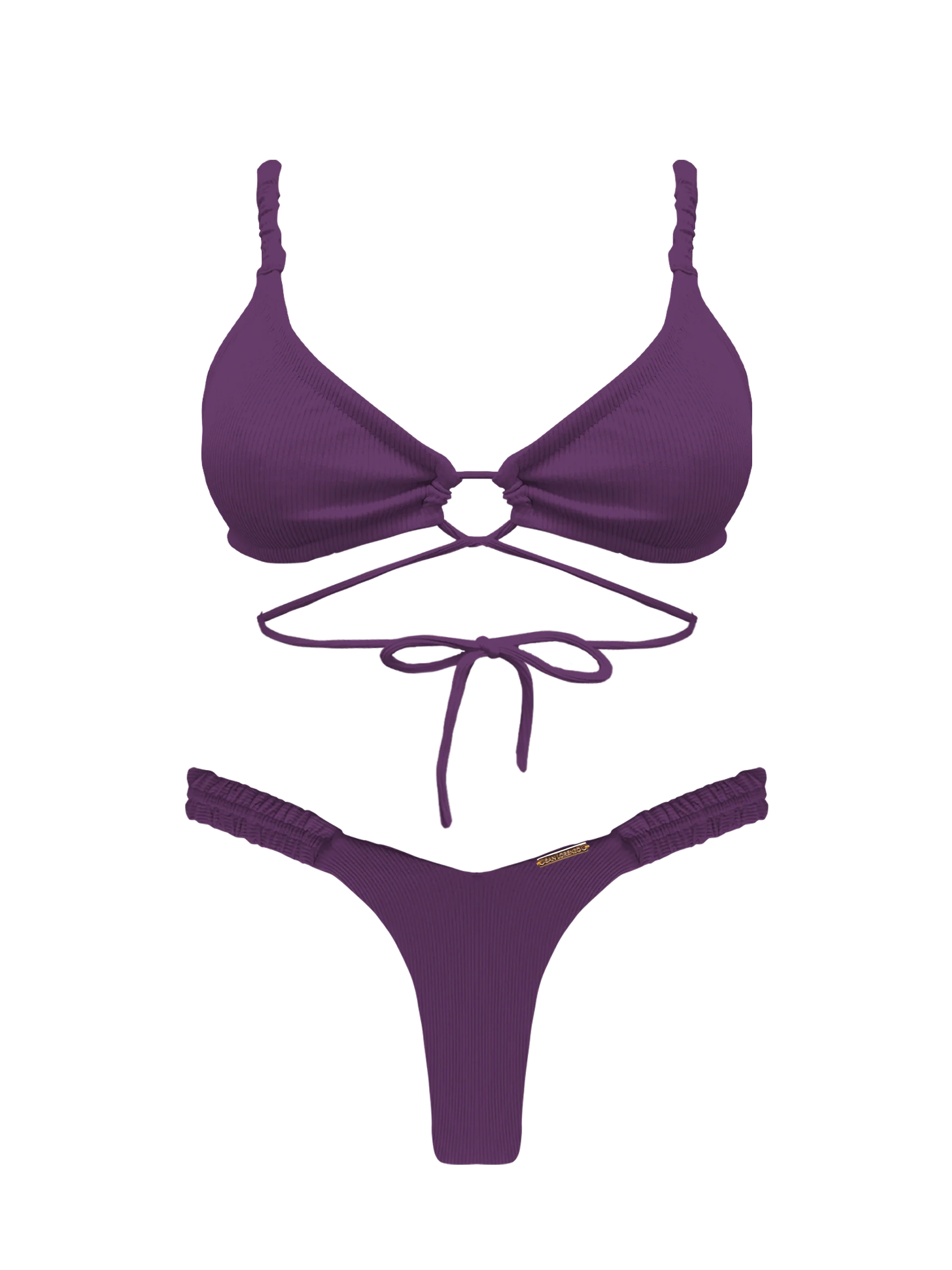 Bonita Dahlia Garder Bikini Bottom - Image 11