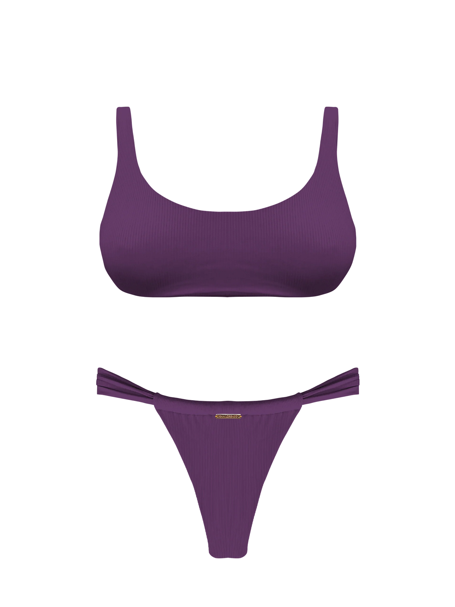 Bonita Dahlia Sliding Thong Brief Bikini Bottom - Image 12