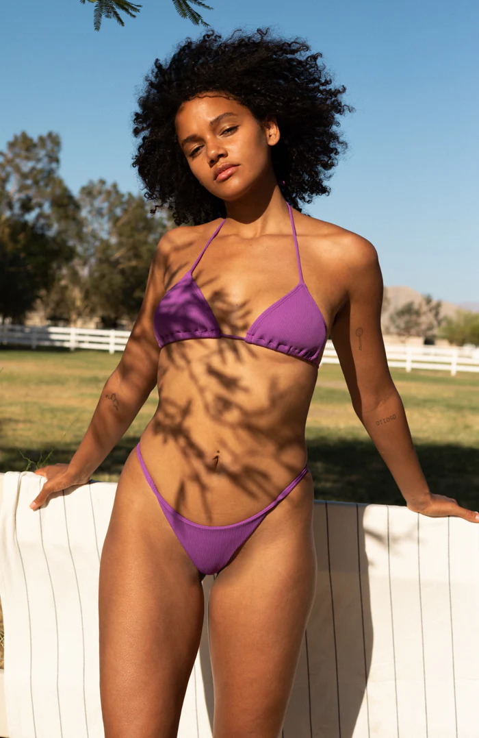 Bonita Dahlia Thin Brief Bikini Bottom - Image 6