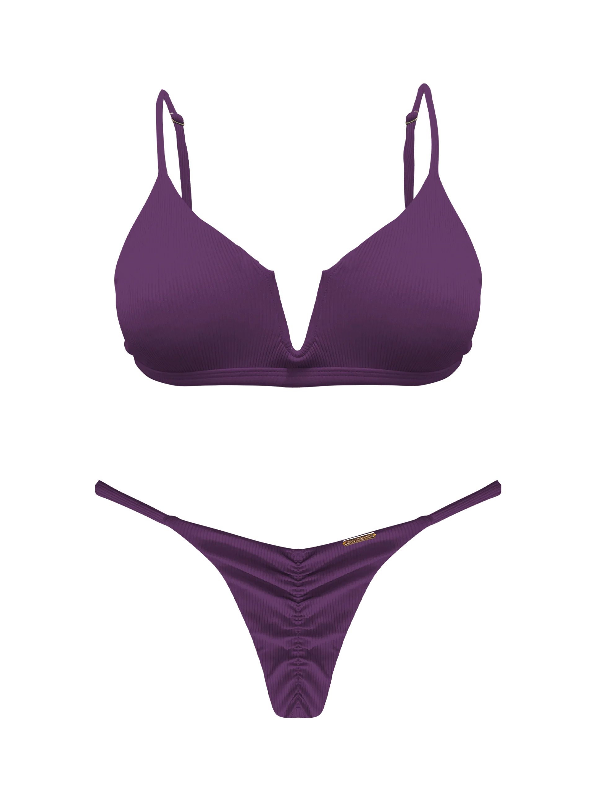 Bonita Dahlia Thin Scrunch Bikini Bottom - Image 6