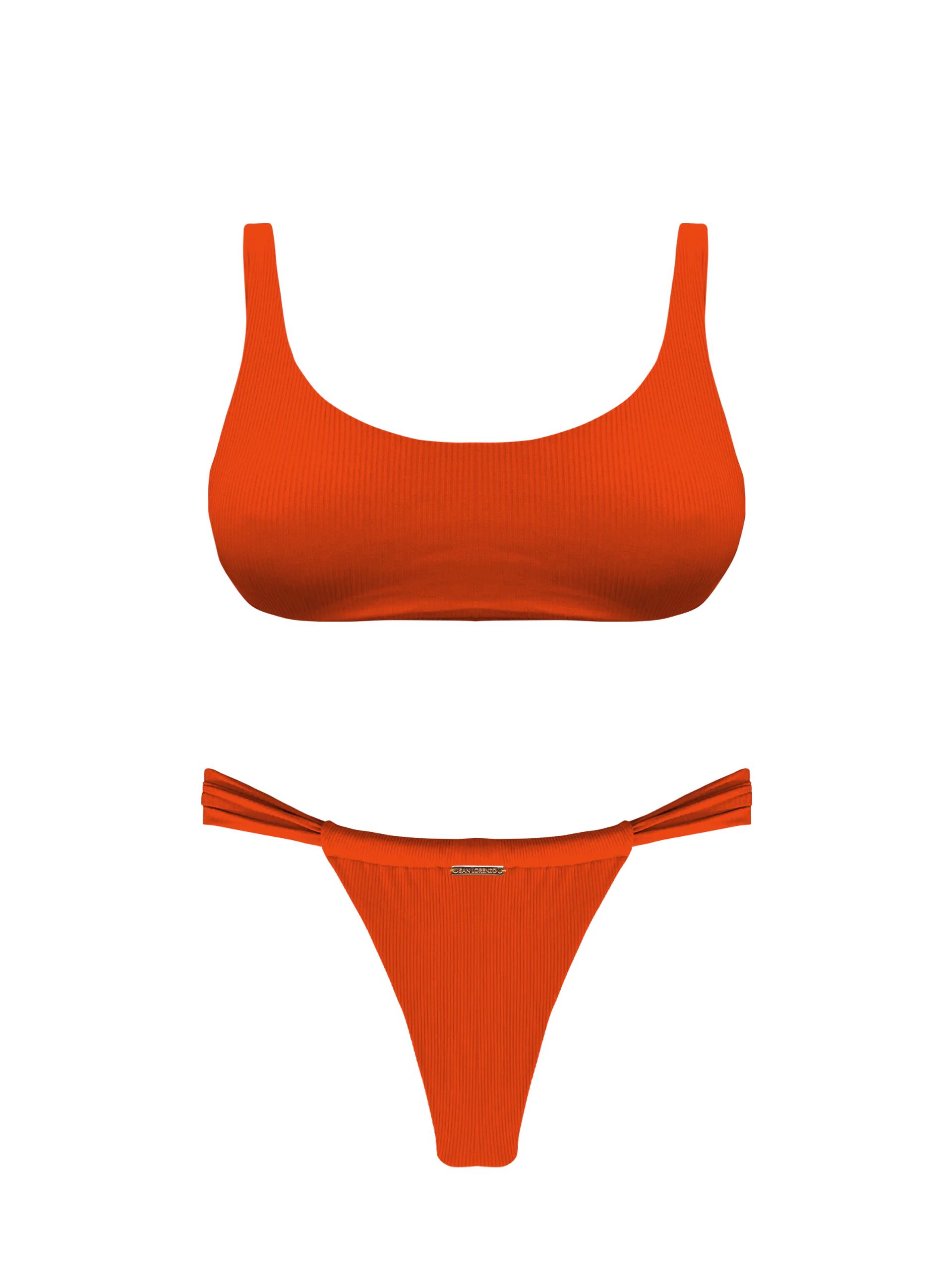Bonita Sunset Sliding Thong Brief Bikini Bottom - Image 6