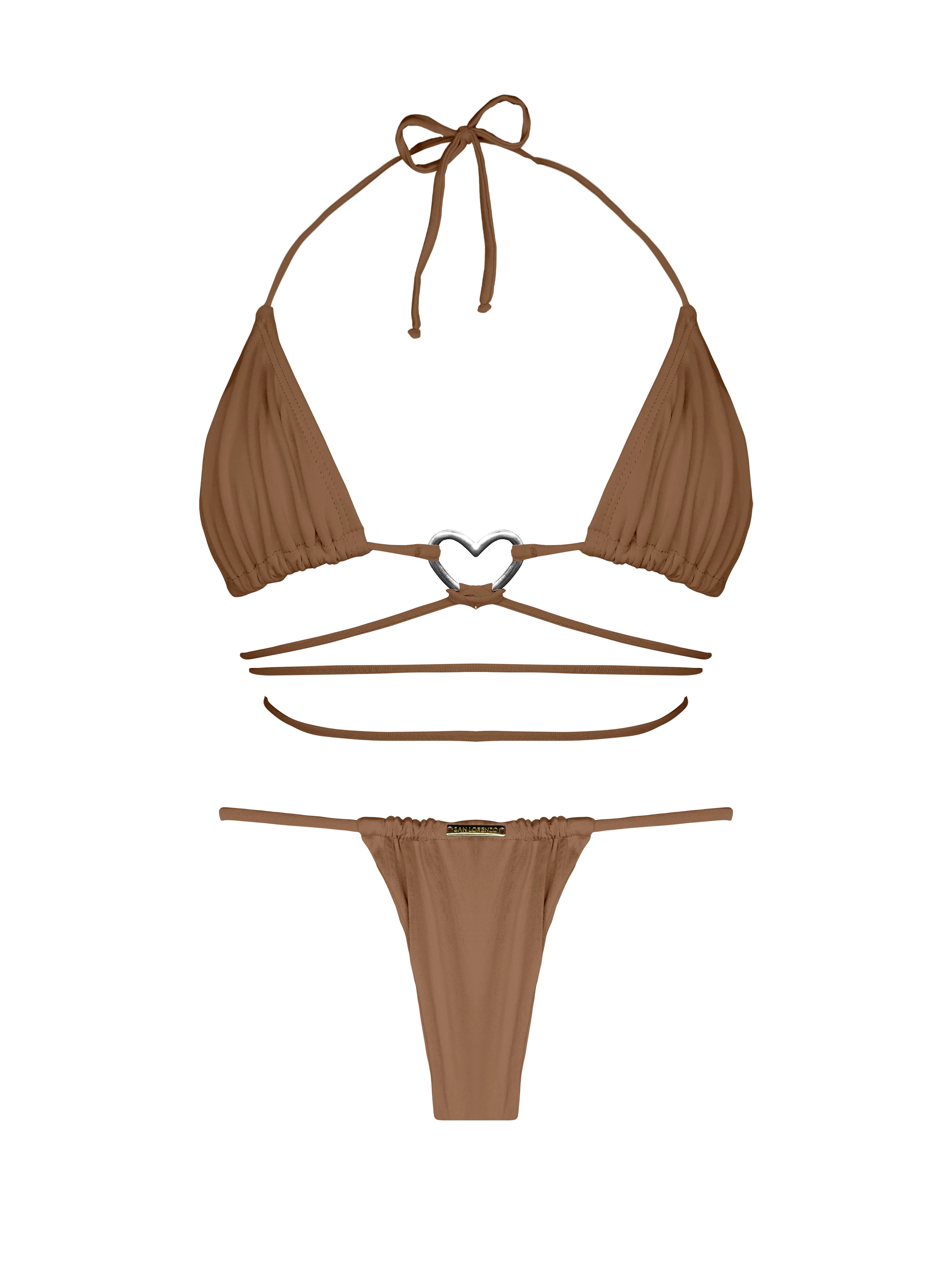 Essential Solids Mudslide Magic Sliding Thong Bikini Bottom - Image 6