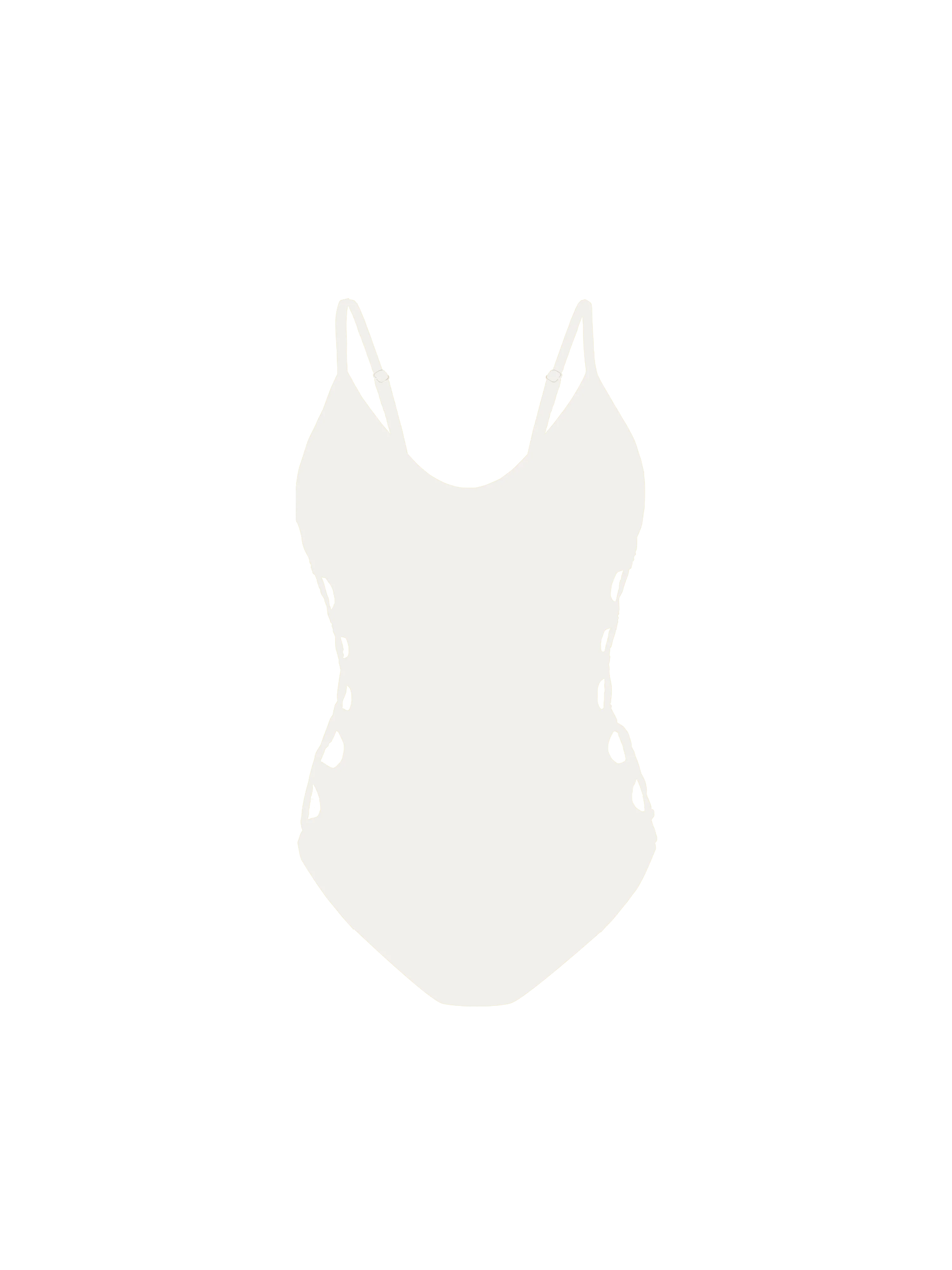 Eterna True Pearl Side Lace Up Bikini One Piece - Image 17