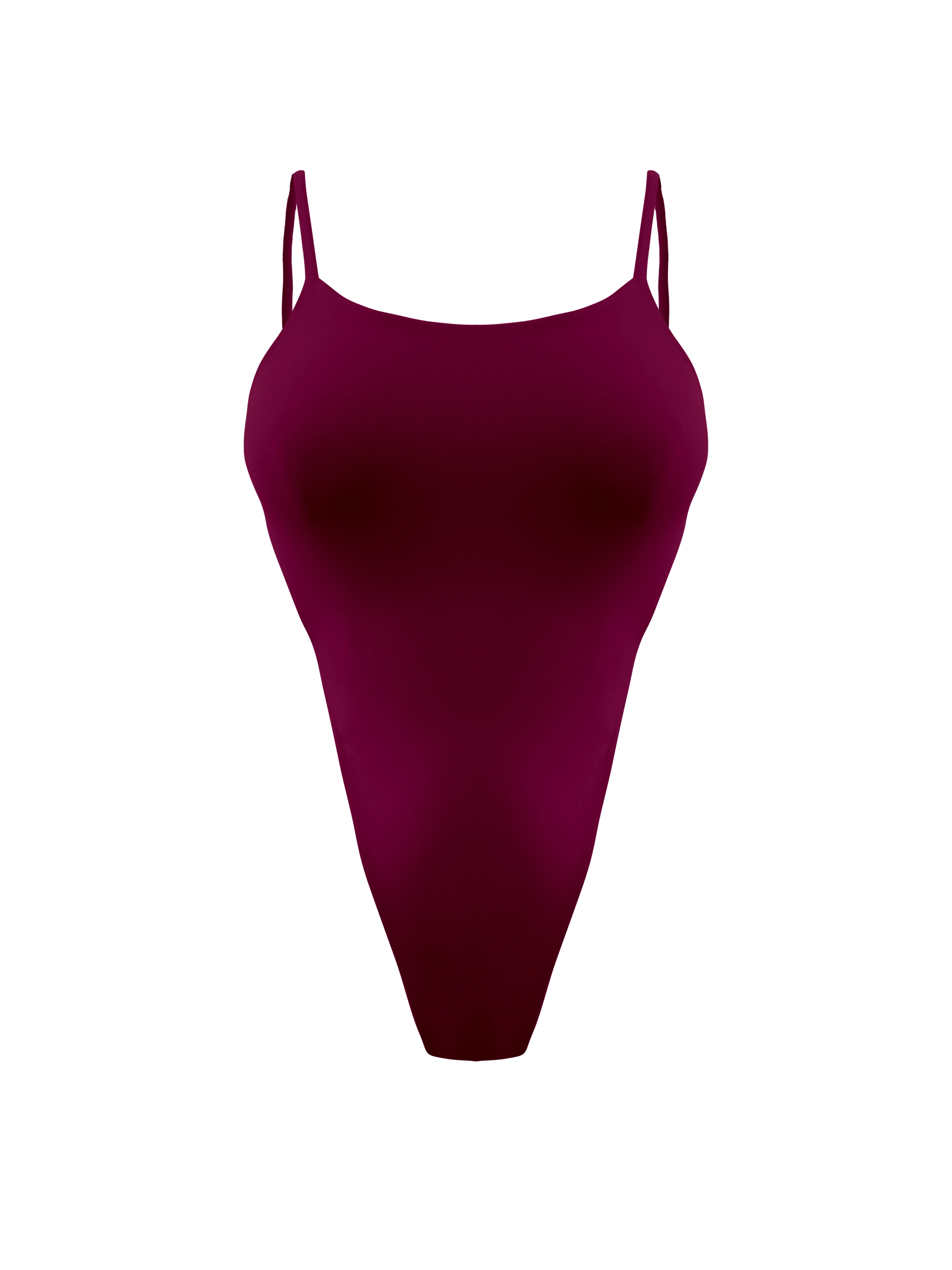 Kaia Mahogany Triangle Thong Bikini One Piece - Image 14