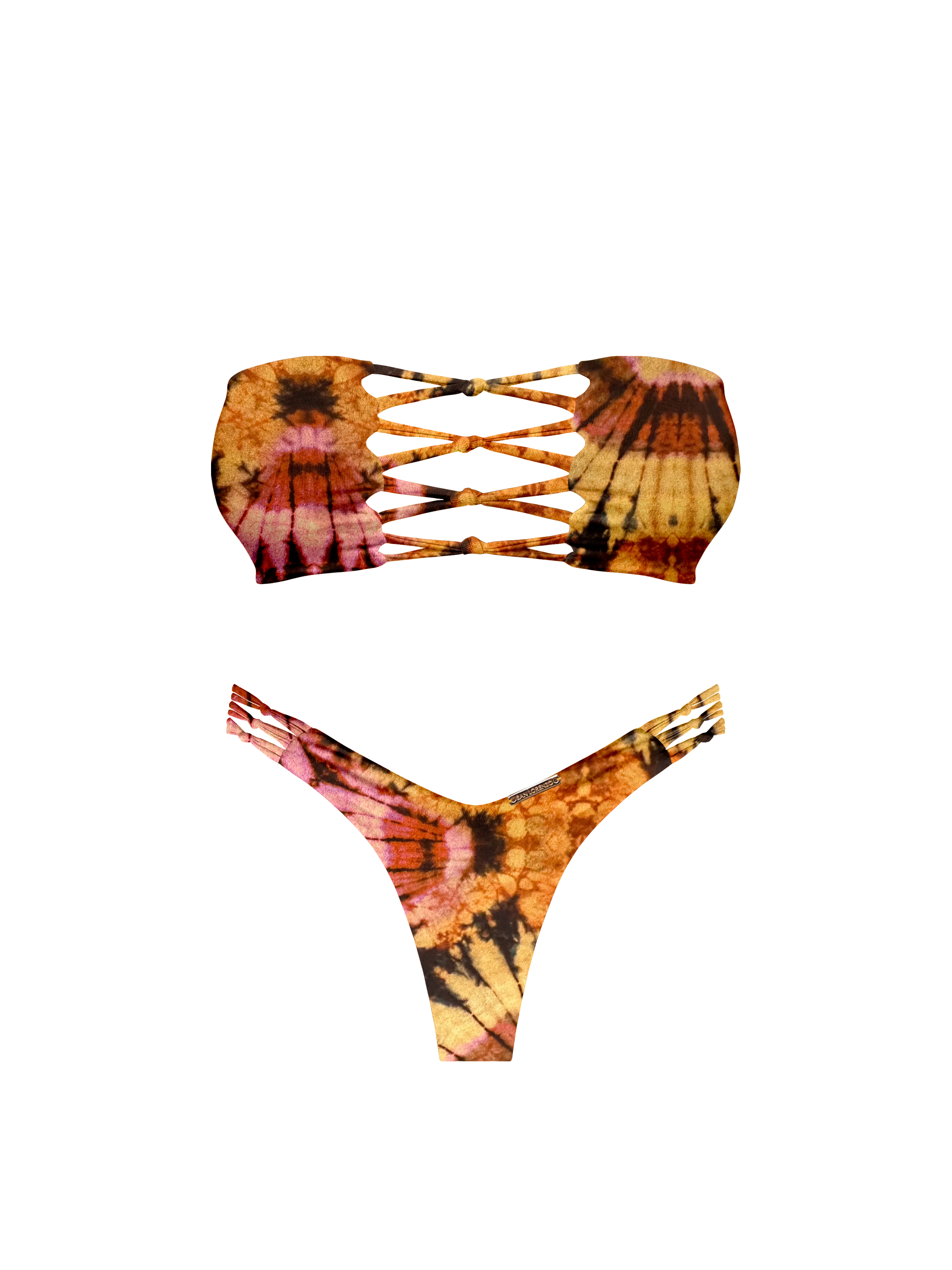 Kaia Sari Bloom Braided Bandeau Bikini Top - Image 11