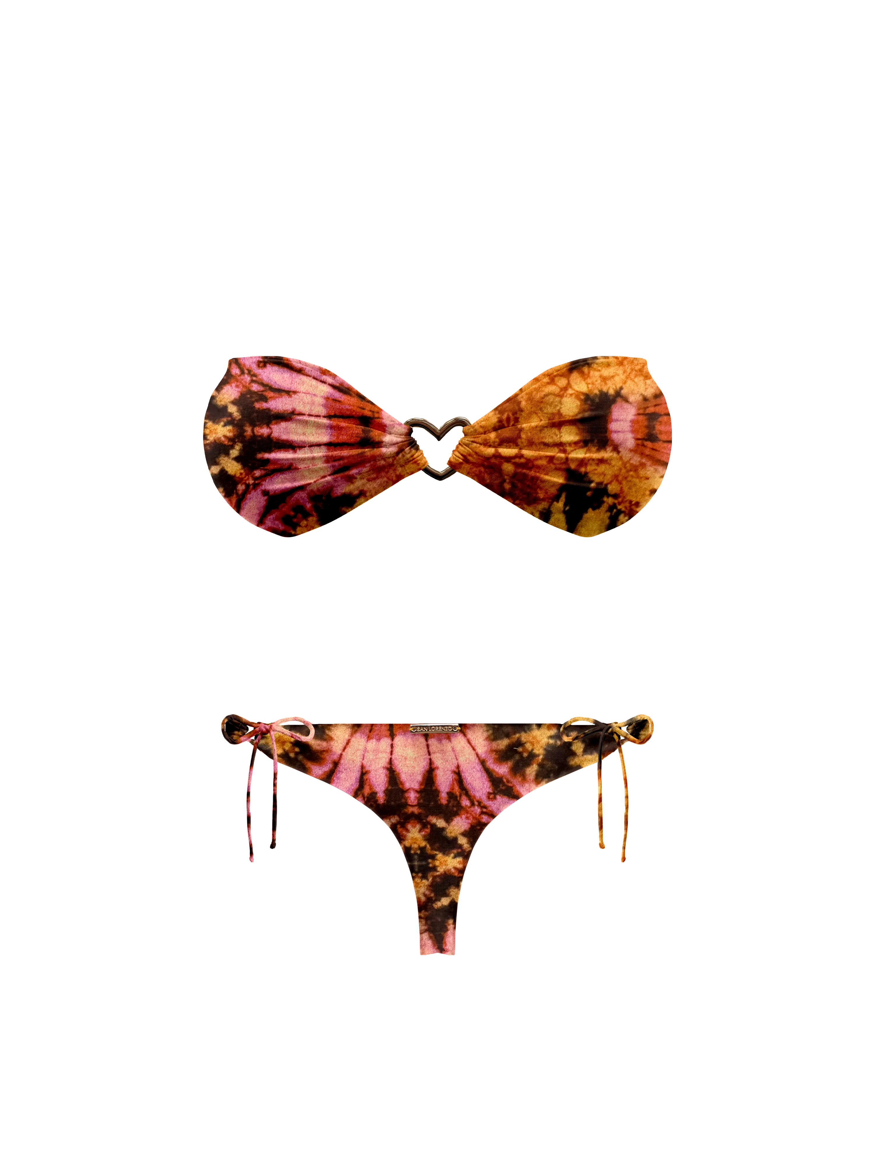 Kaia Sari Bloom Heart Bandeau Bikini Top - Image 7