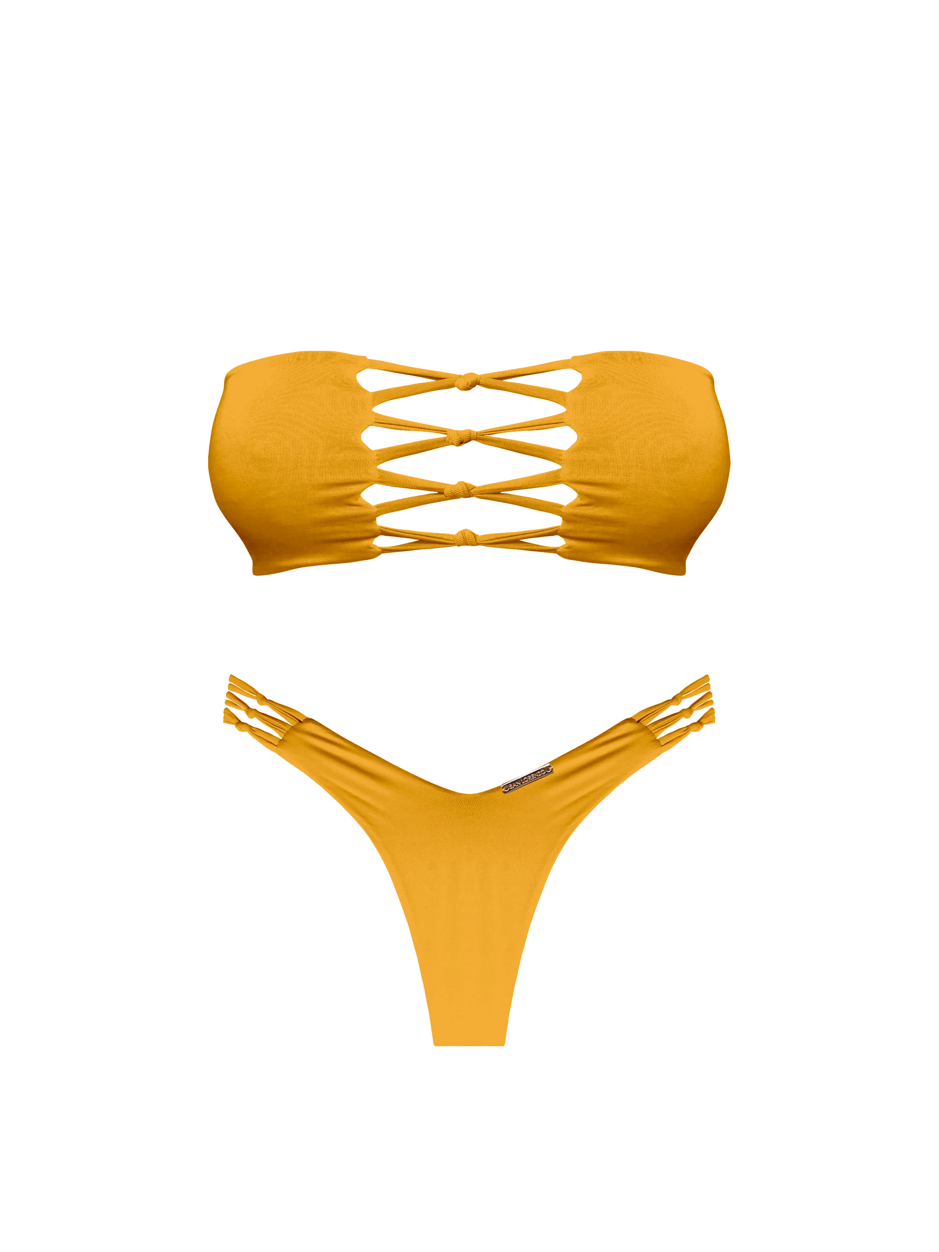 Kaia Sunhoney Braided Thong Bikini Bottom - Image 14