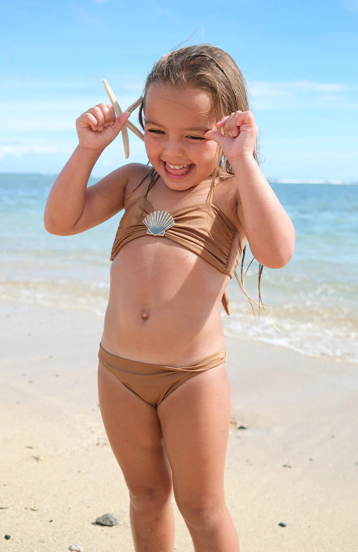Keiki Kaia Terra Spirit Shell Bandeau Bikini Top - Image 5
