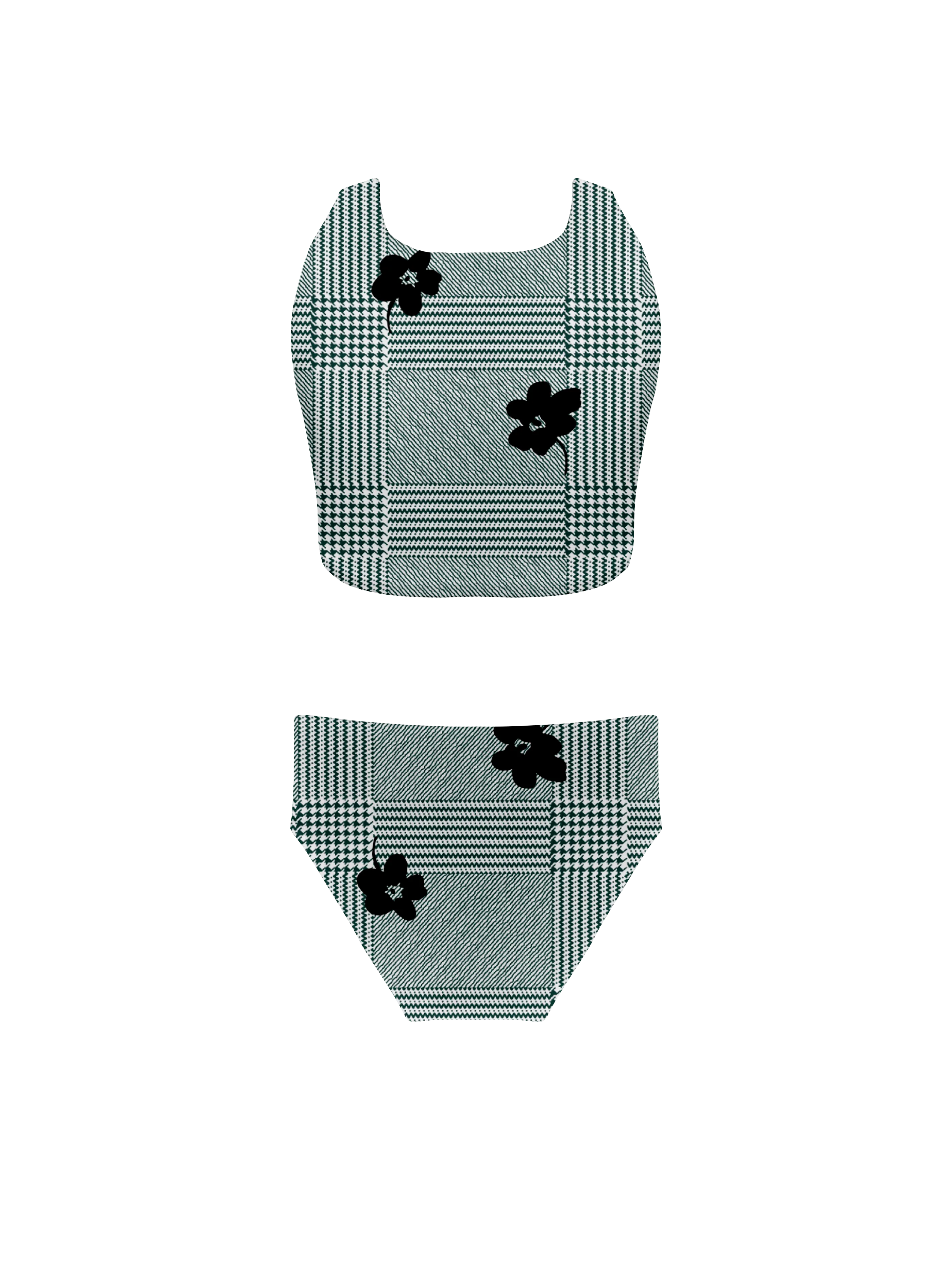 Keiki L'Amour Black Roses Brief Bottom - Image 2