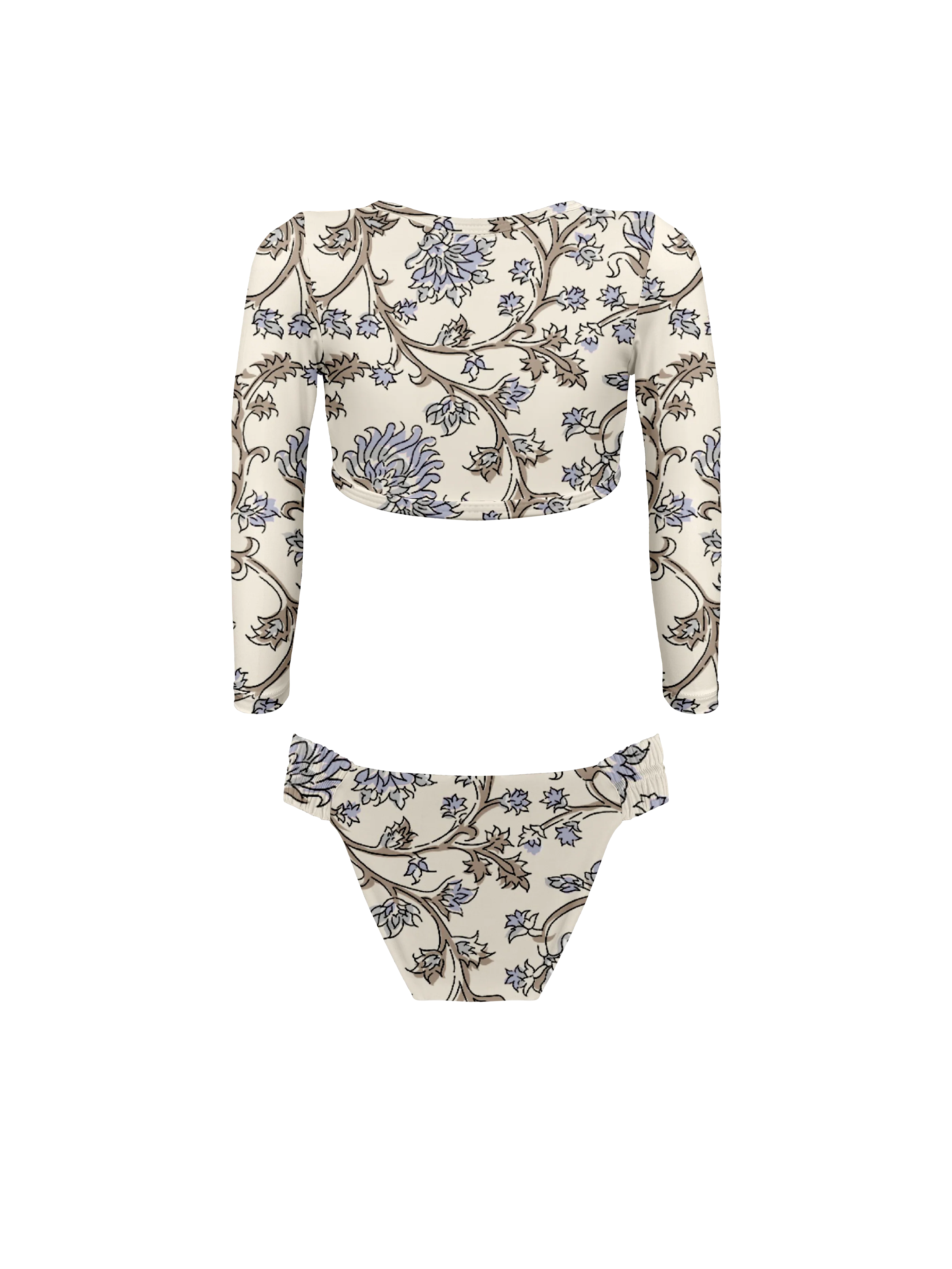 Keiki L'Amour Chantilly Lace Long Sleeve Cropped Top - Image 12