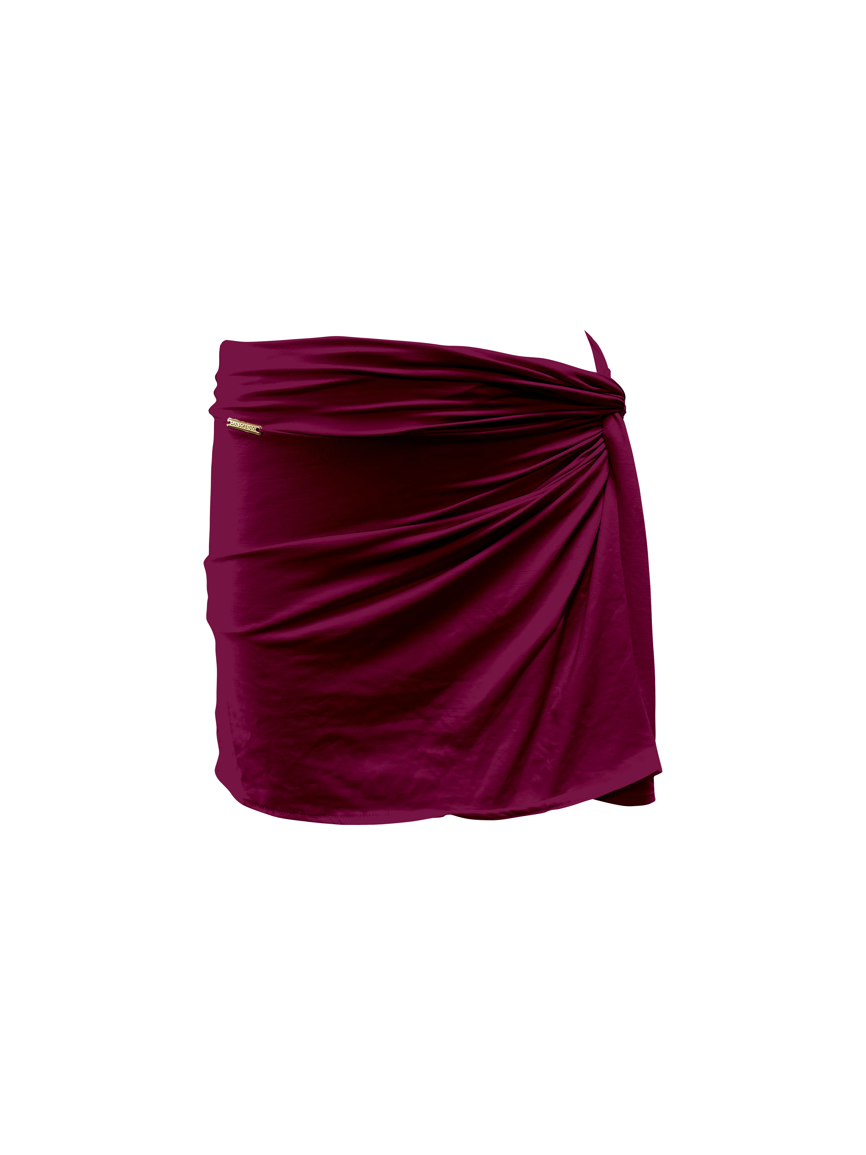 Kaia Mahogany Knot Side Skirt - Image 12