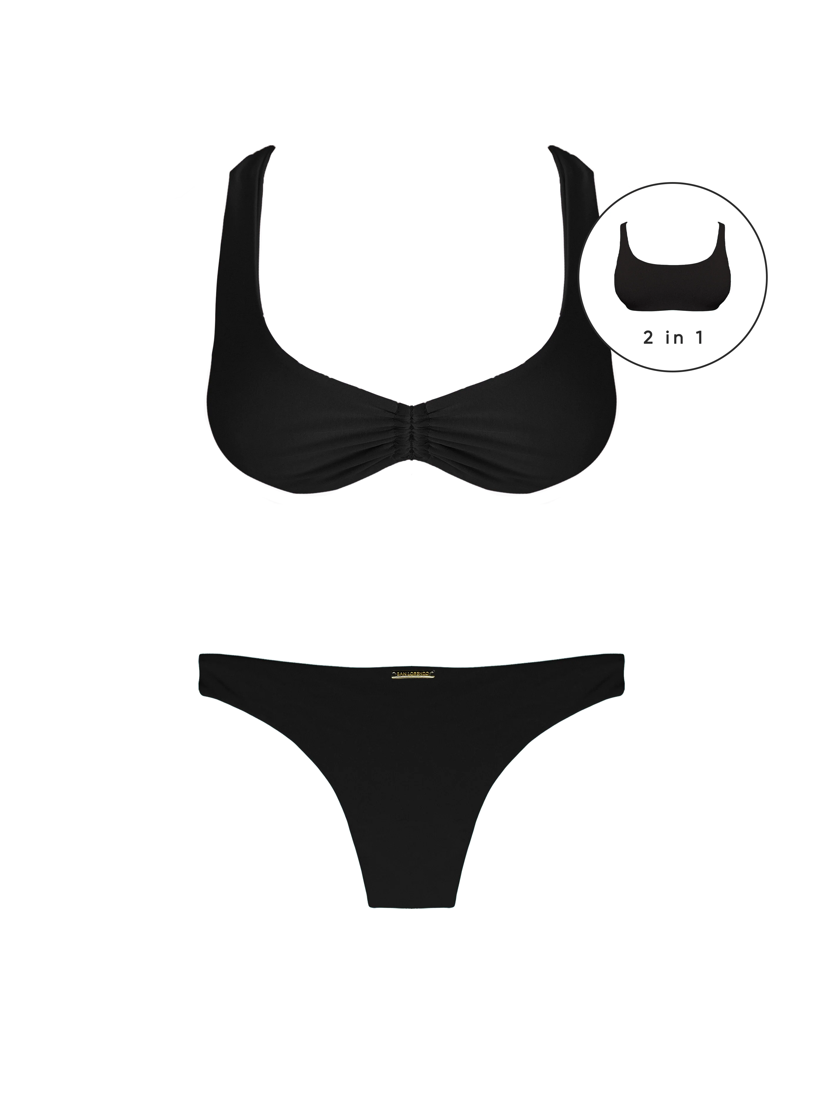 Maréa Noir Maréa Full Sport Brief Bikini Bottom - Image 11