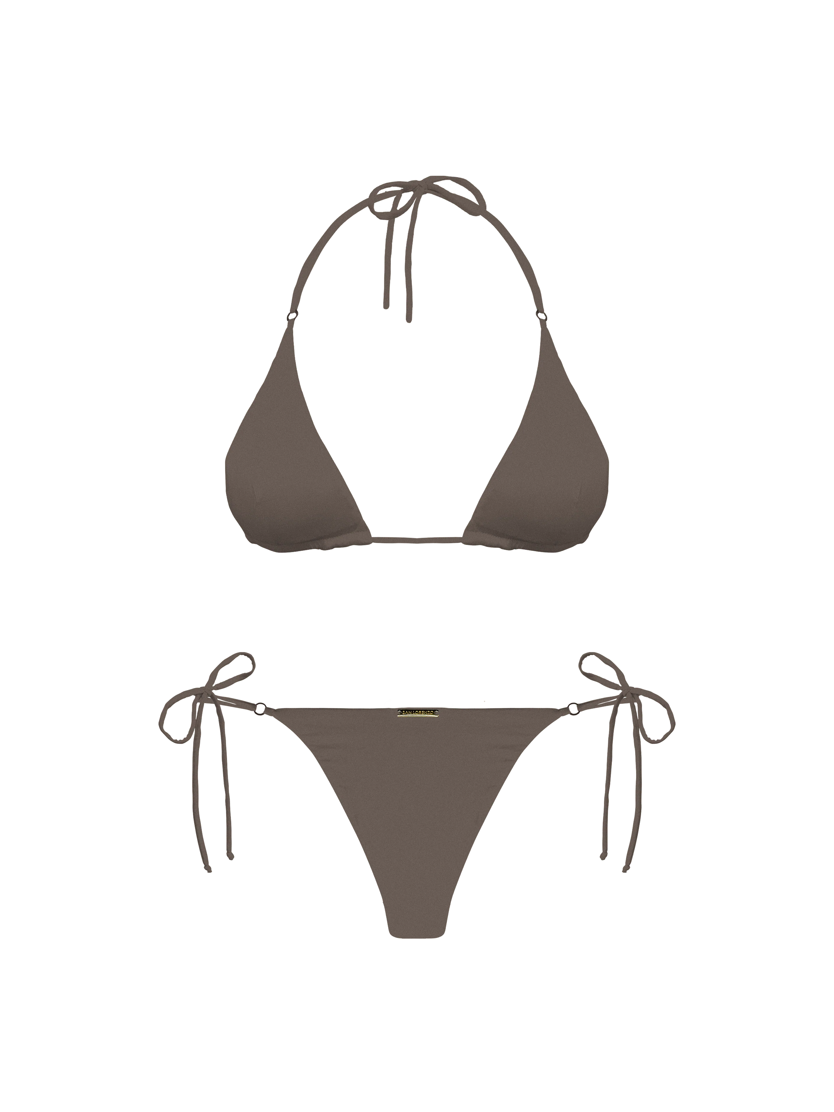 Maréa Tide Clay Hoop Ring Triangle Bikini Top - Image 8
