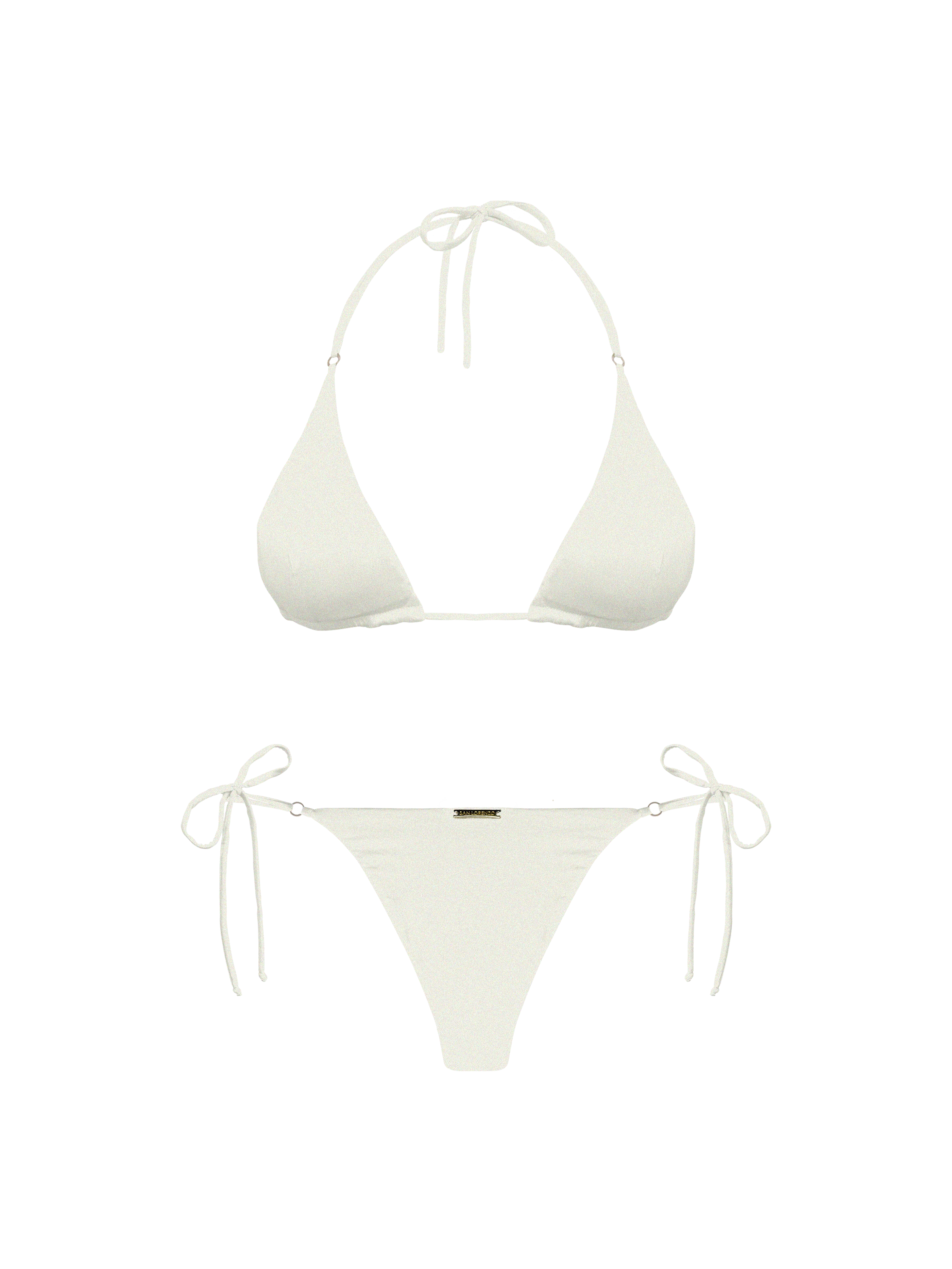 Maréa Vanilla Whisper Side Tie Hoop Ring Bikini Bottom - Image 11