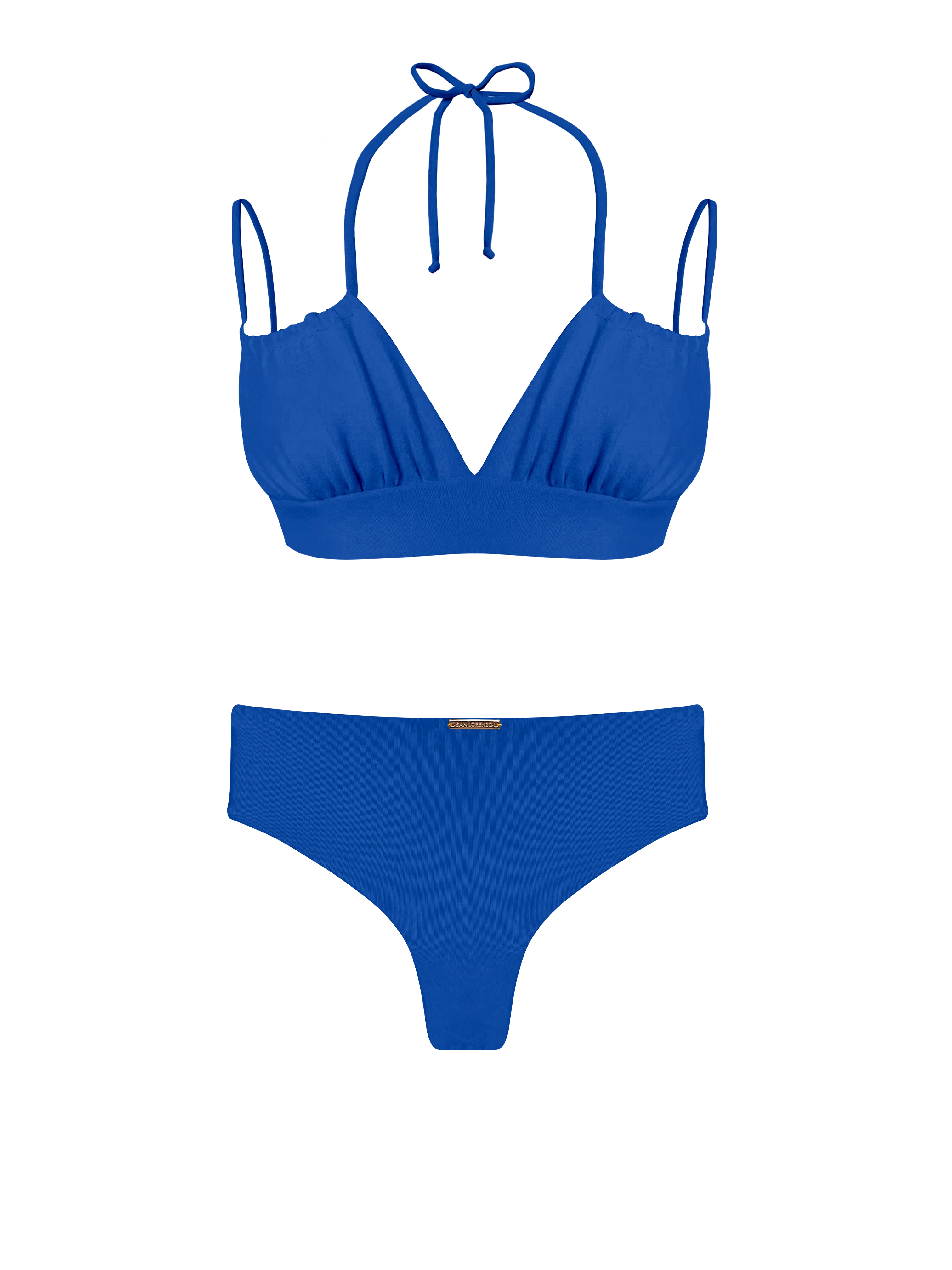 Marrakesh Sapphire Souk High Waist Brief Bikini Bottom - Image 7