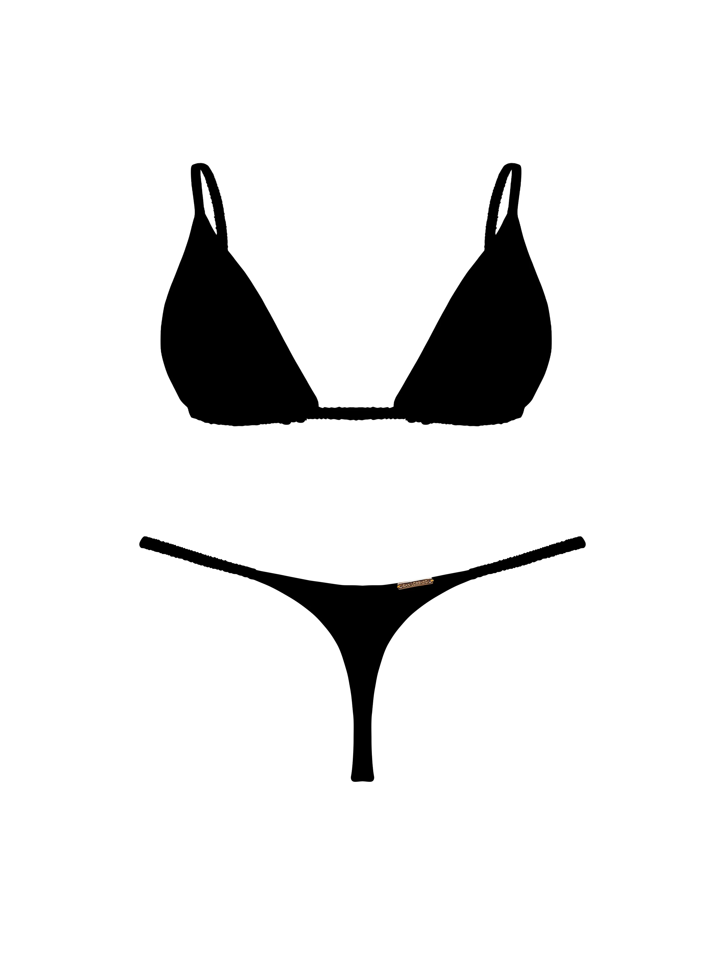 Marrakesh Desert Night Classic Ruched Triangle Bikini Top - Image 9