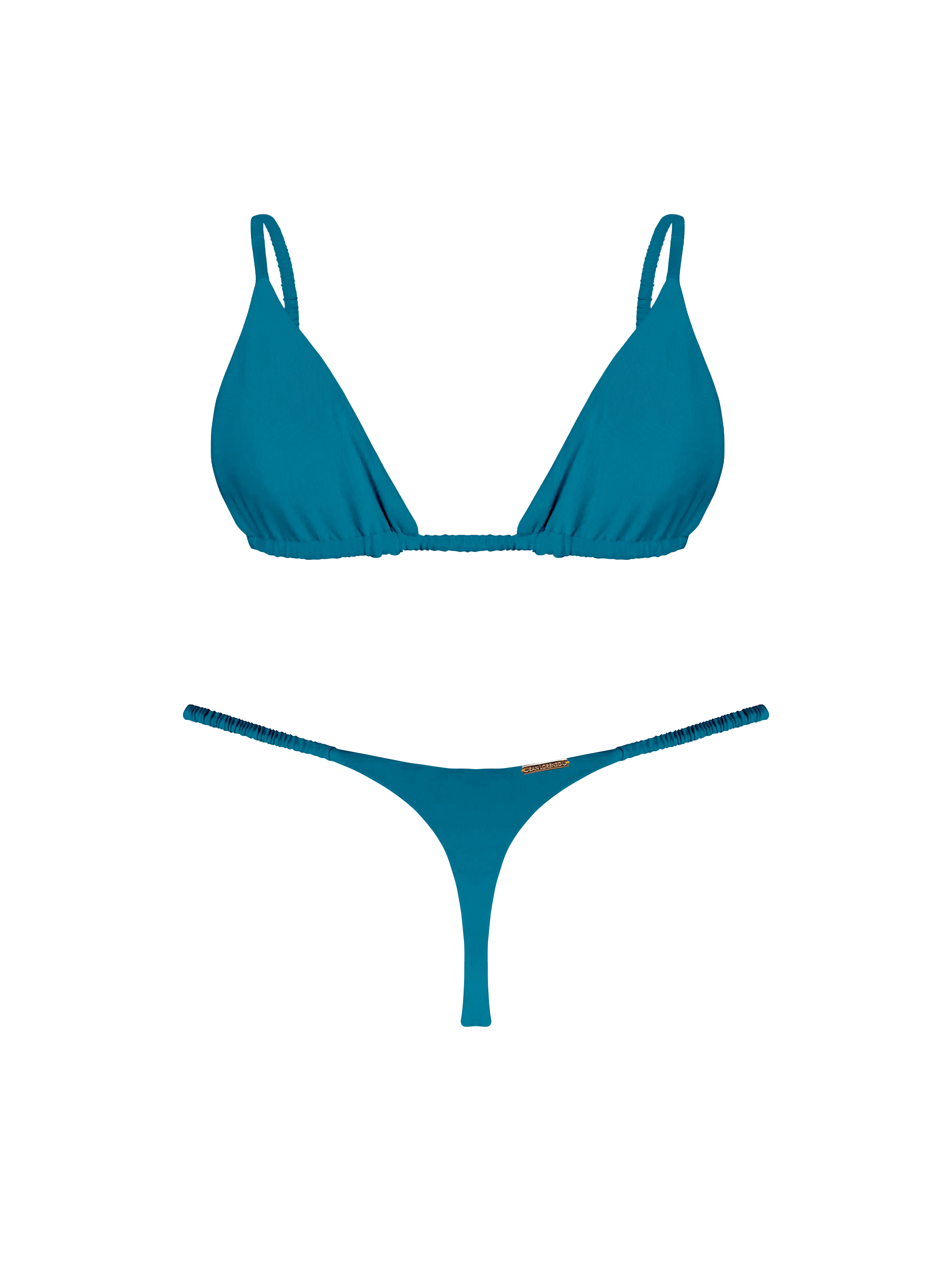 Marrakesh Esmeralda Ruched Thin Brief Bikini Bottom - Image 9