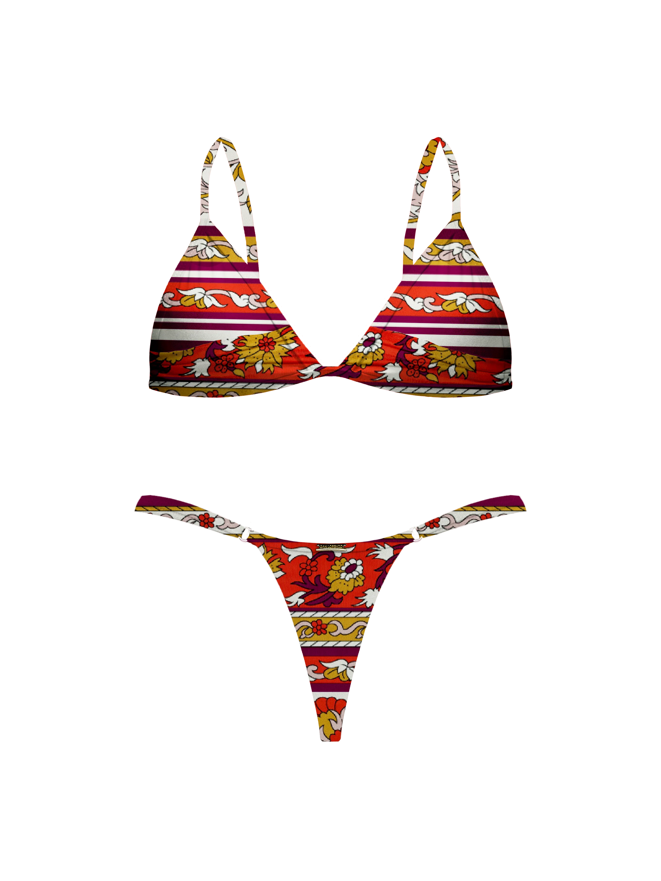 Marrakesh Garden Bra Halter Bikini Top - Image 13