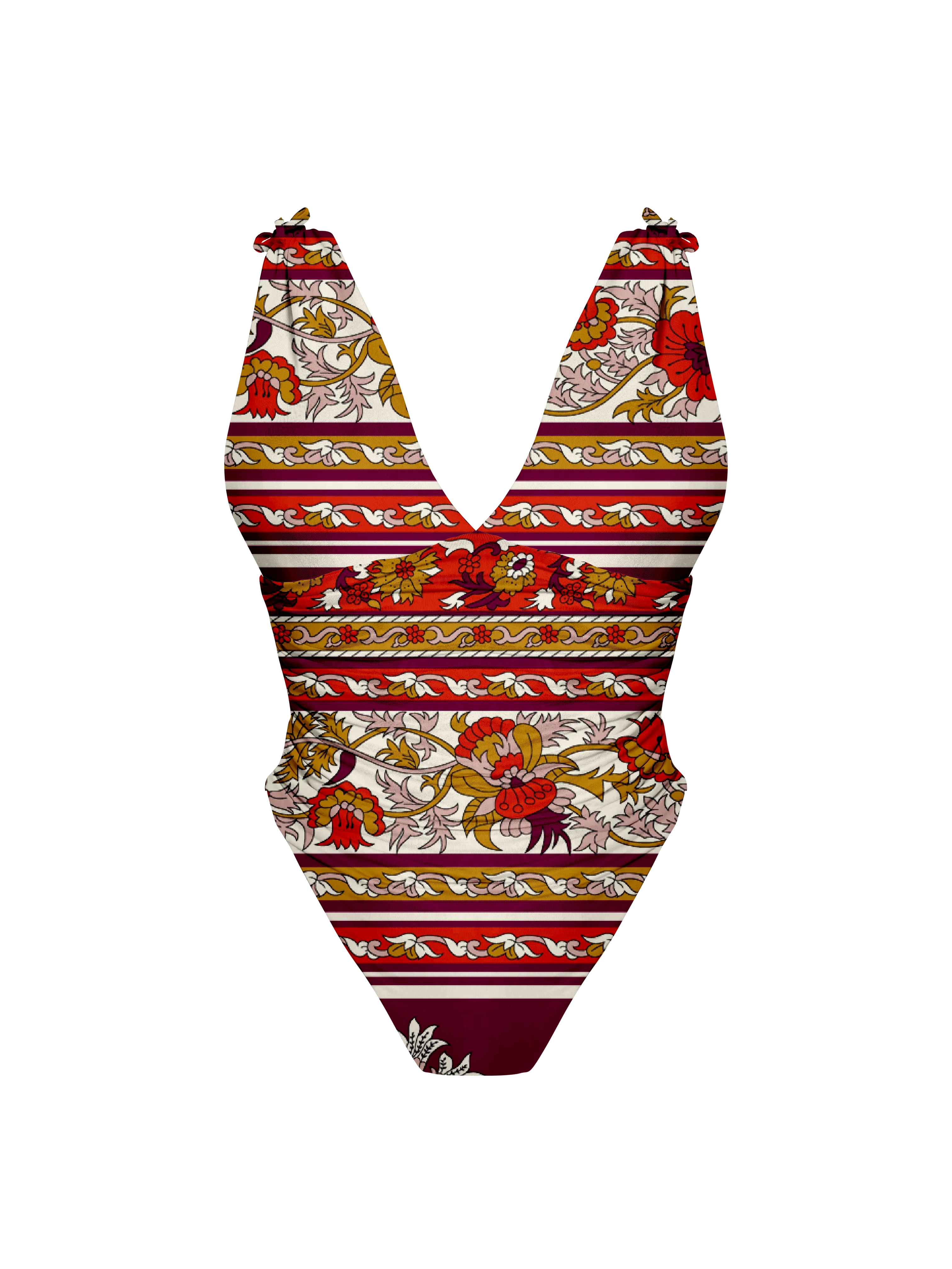 Marrakesh Garden Plunge Corset Bikini One Piece - Image 10