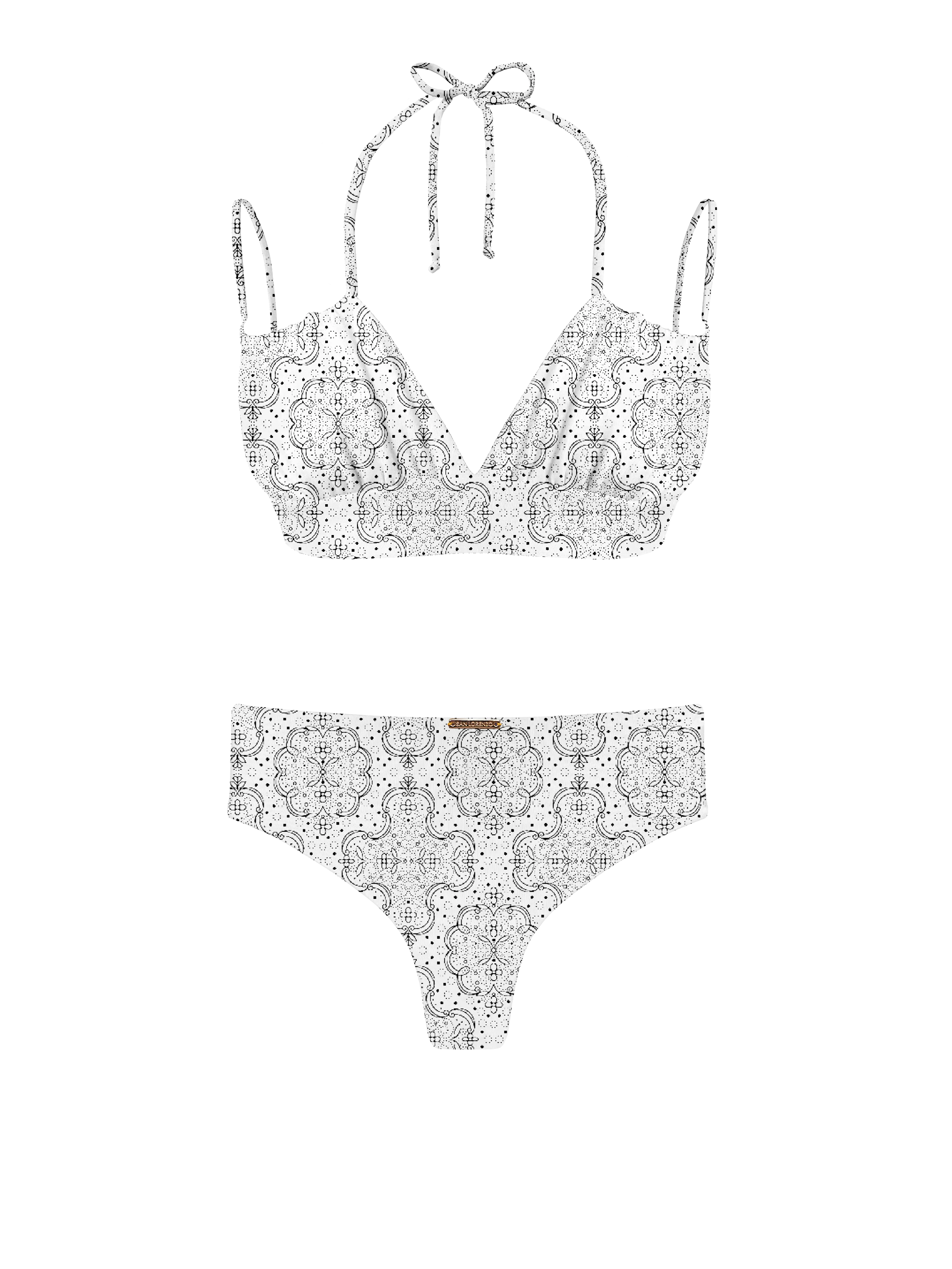 Marrakesh Moroccan High Waist Brief Bikini Bottom - Image 12