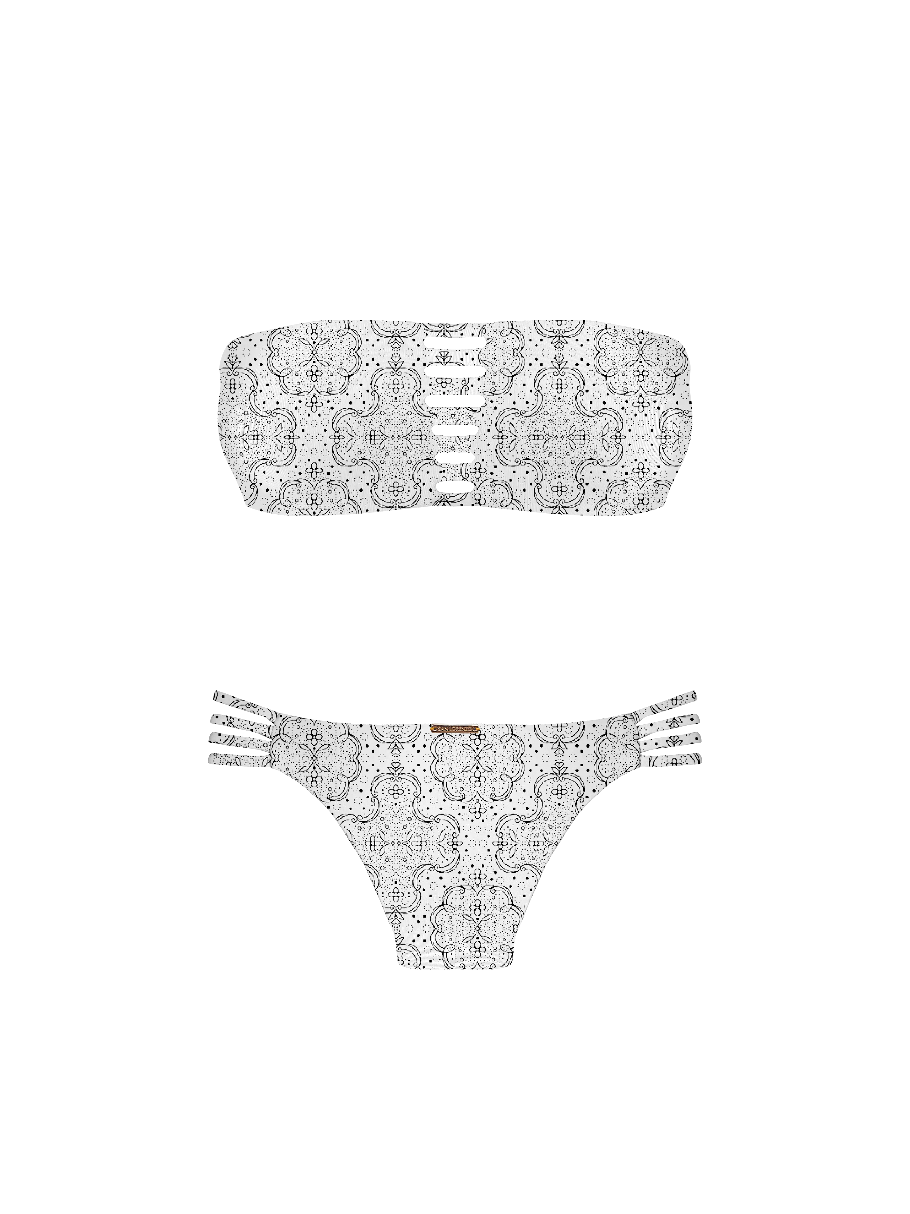 Marrakesh Moroccan Strap Bandeau Bikini Top - Image 13