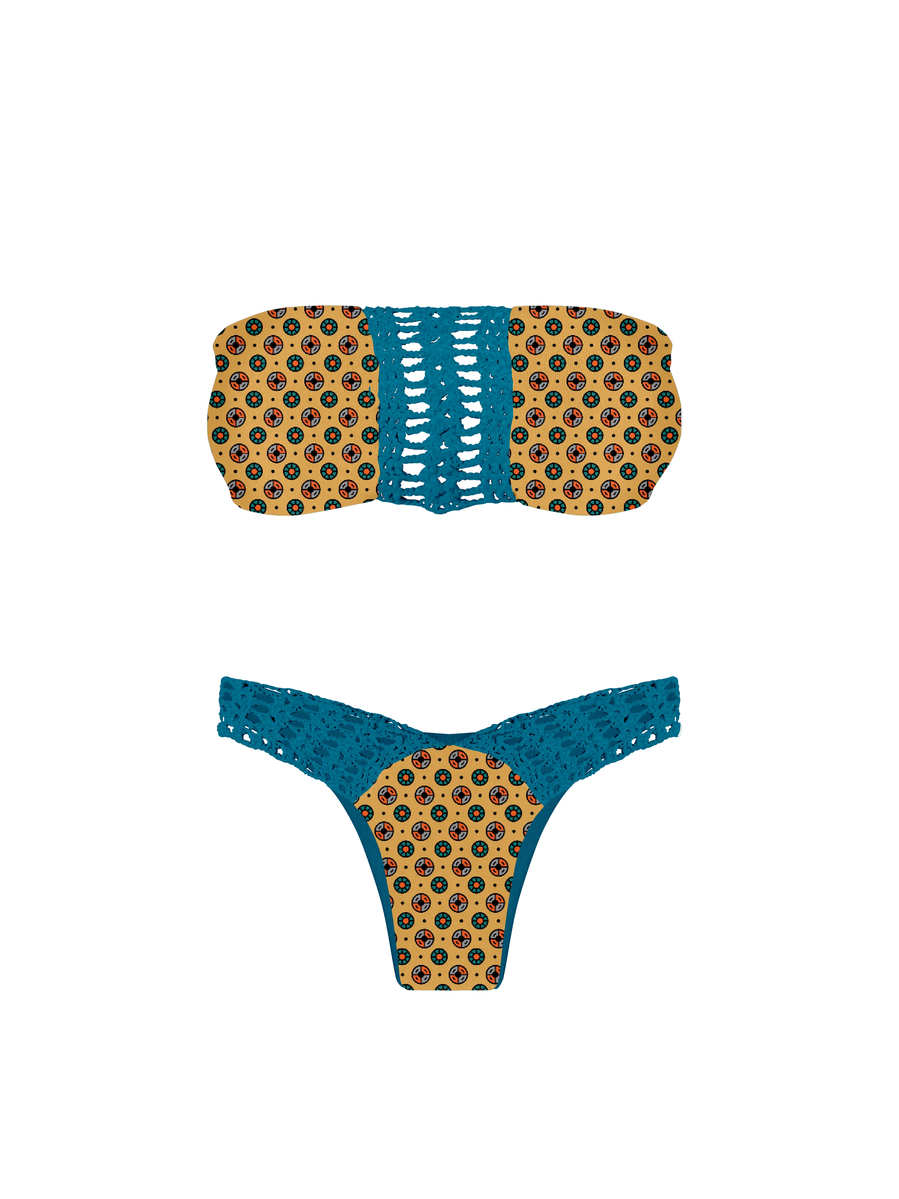 Marrakesh Sahara Dune Crochet High Cut Bikini Bottom - Image 12