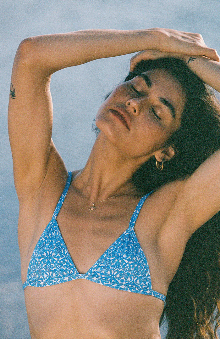 Marrakesh Zellige Zephyr Bra Halter Bikini Top - Image 3