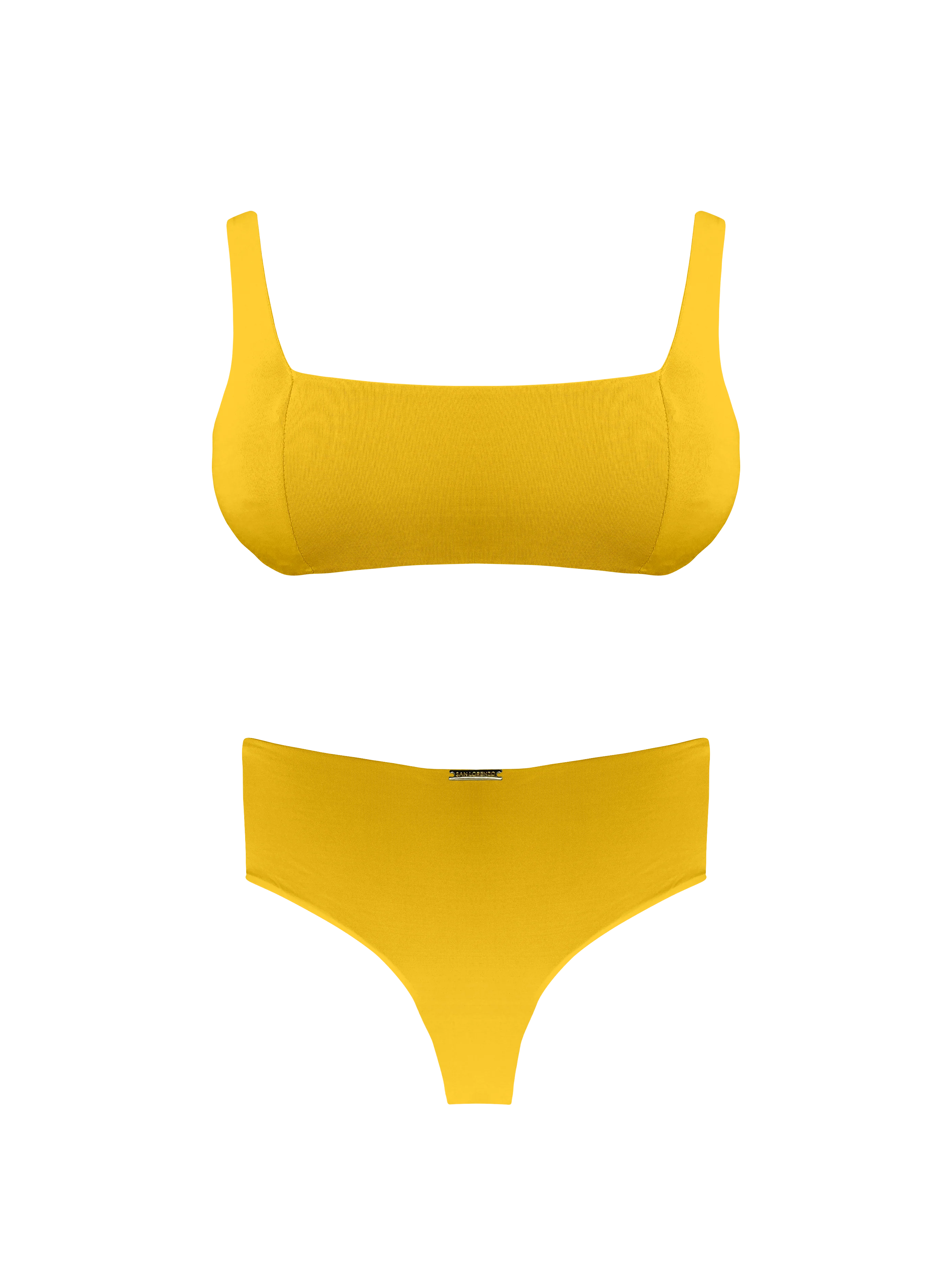 Moorea Golden Island High Waist Bikini Bottom - Image 7