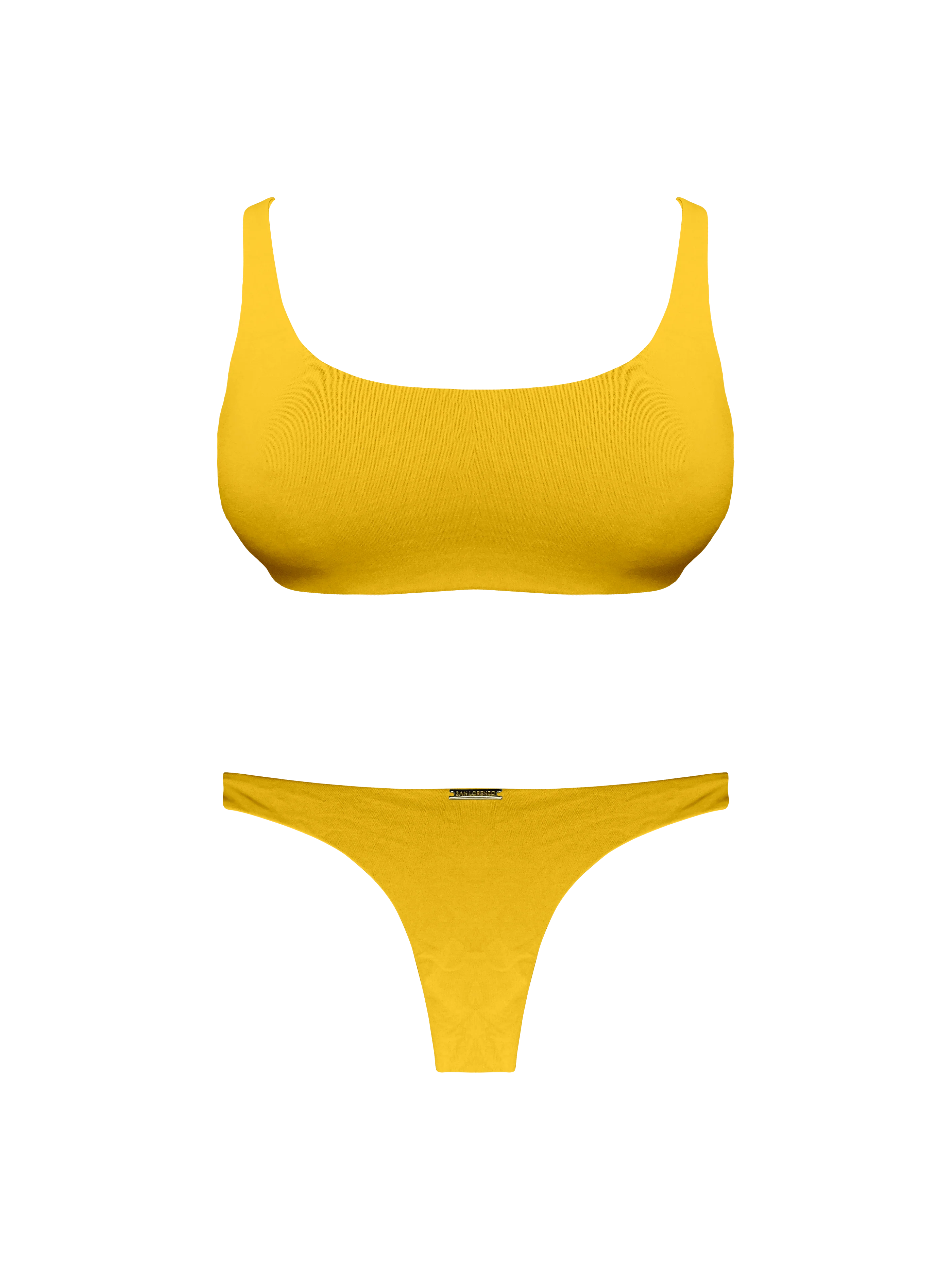 Moorea Golden Island Thong Brief Bikini Bottom - Image 11