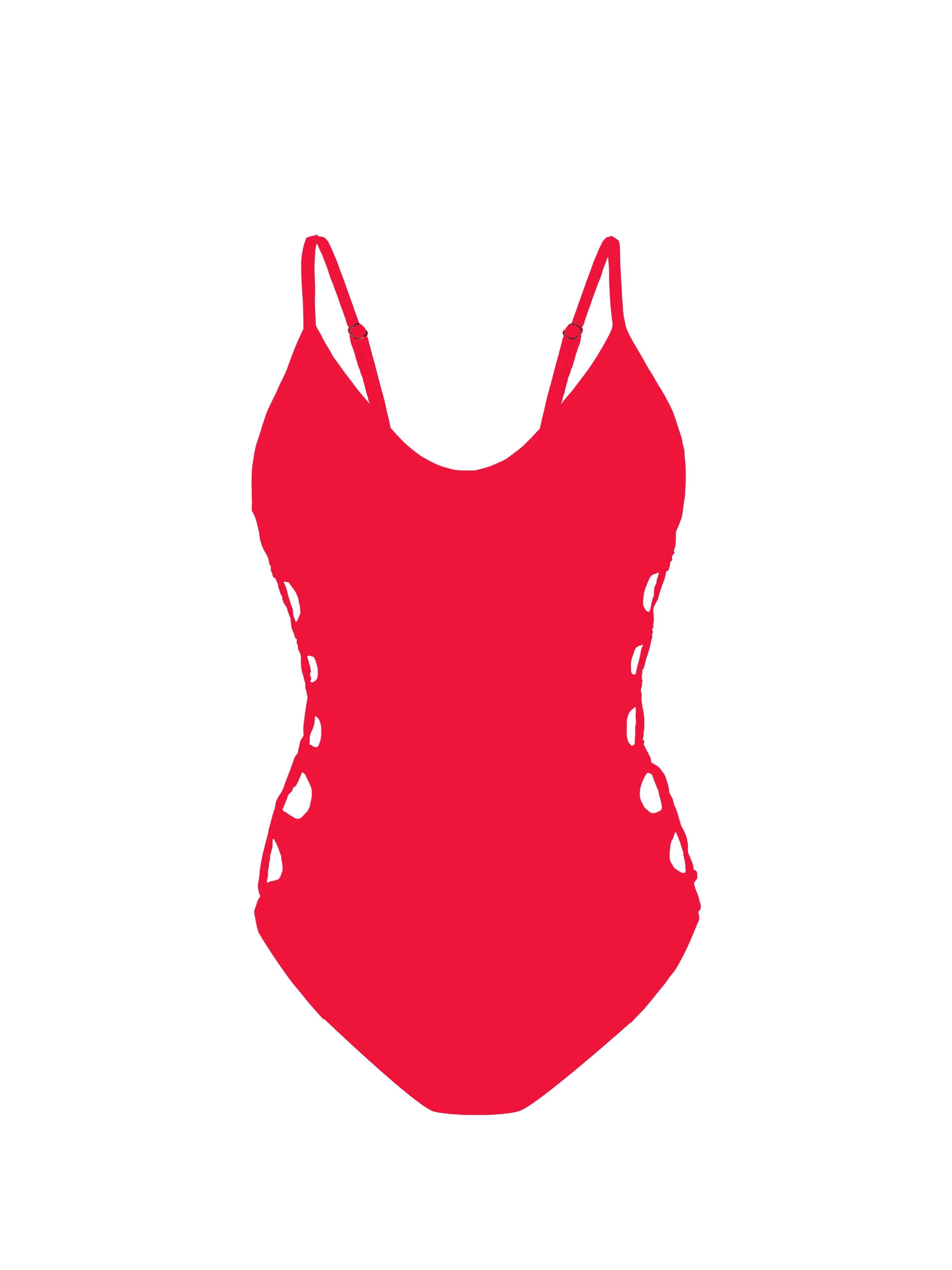 Moorea Lei Blooms Side Lace Up Bikini One Piece - Image 13
