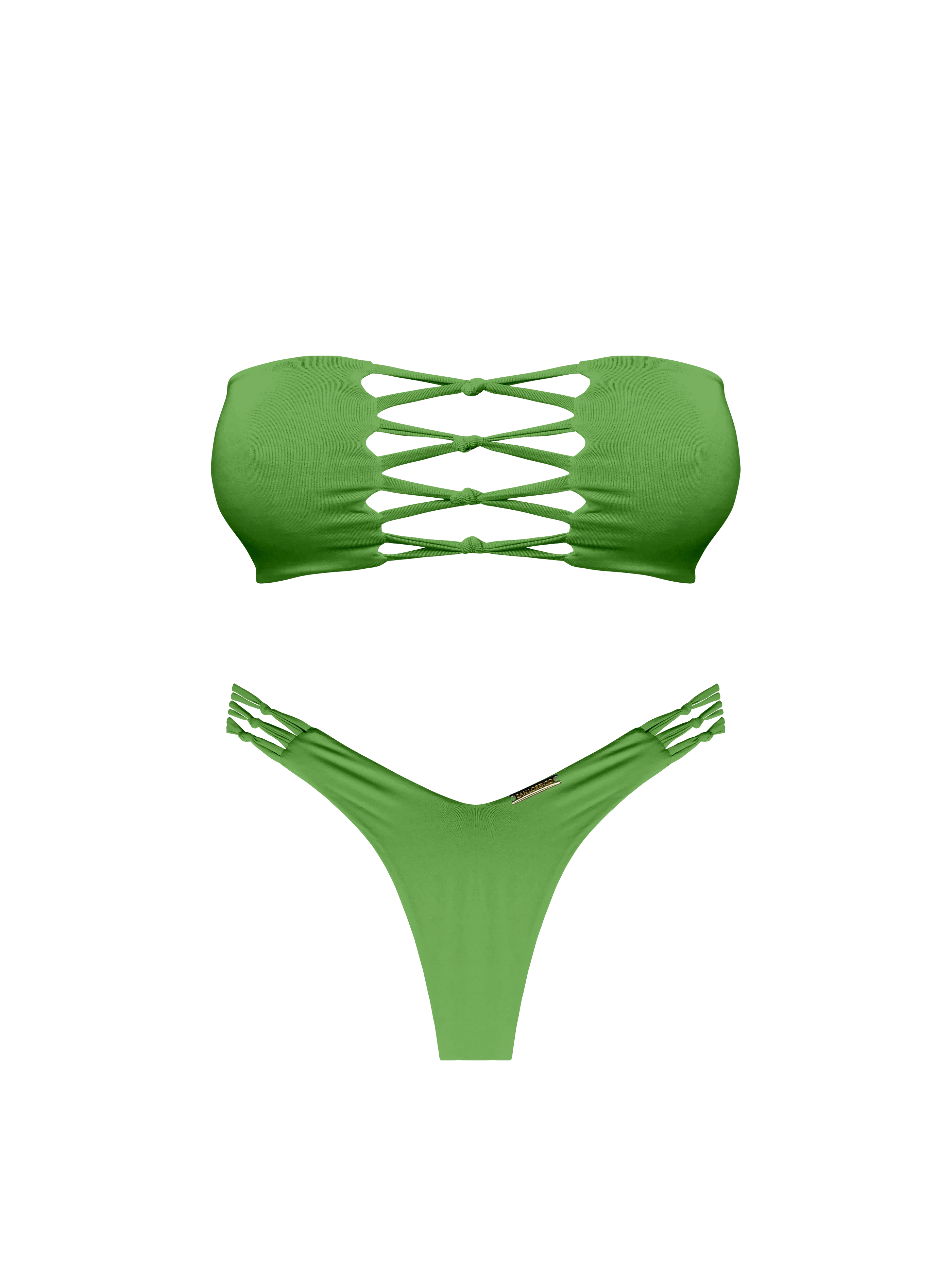 Moorea Rainforest Blend Braided Bandeau Bikini Top - Image 11