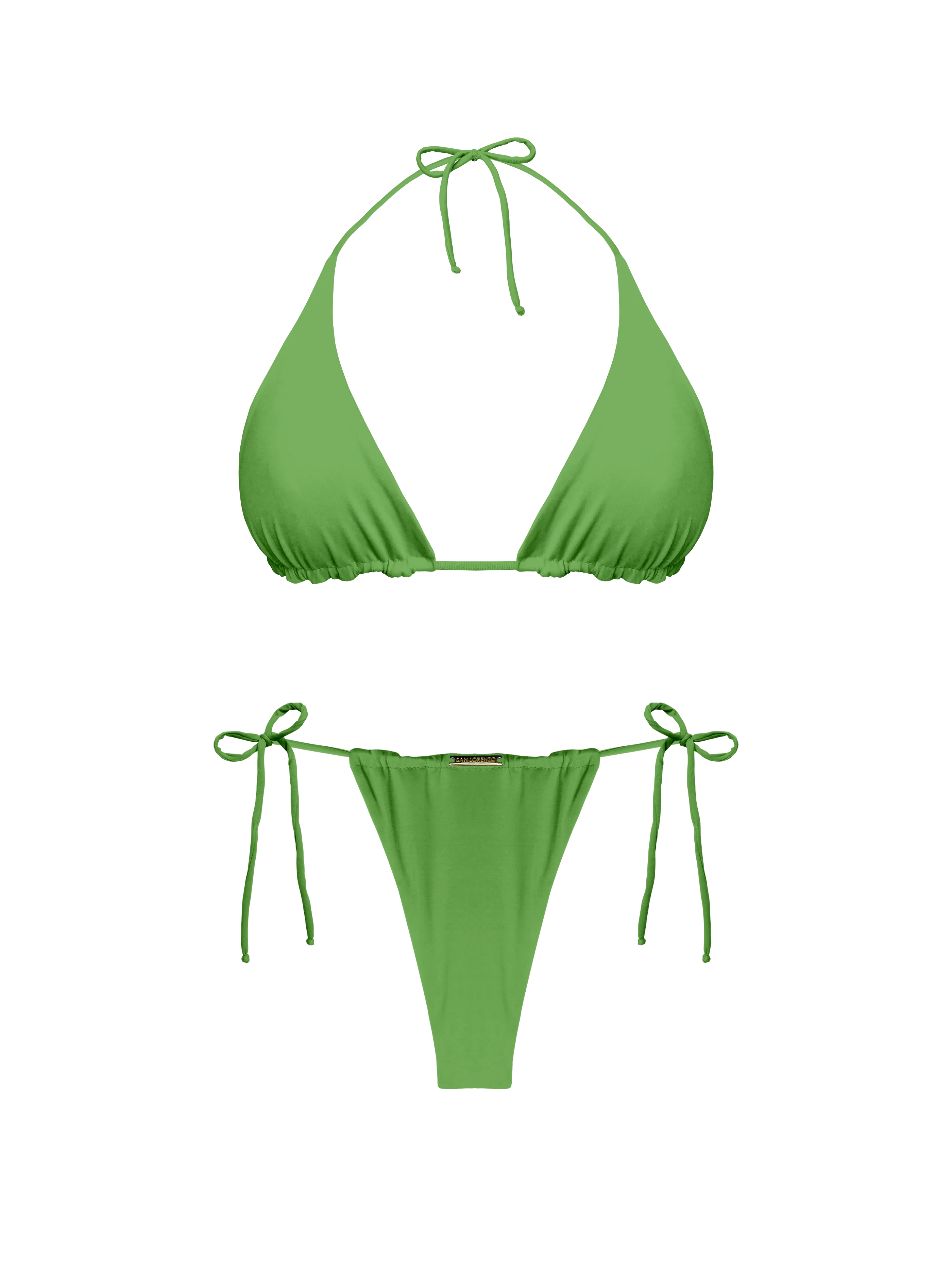 Moorea Rainforest Blend Side Tie Hoop Ring Bikini Bottom - Image 7
