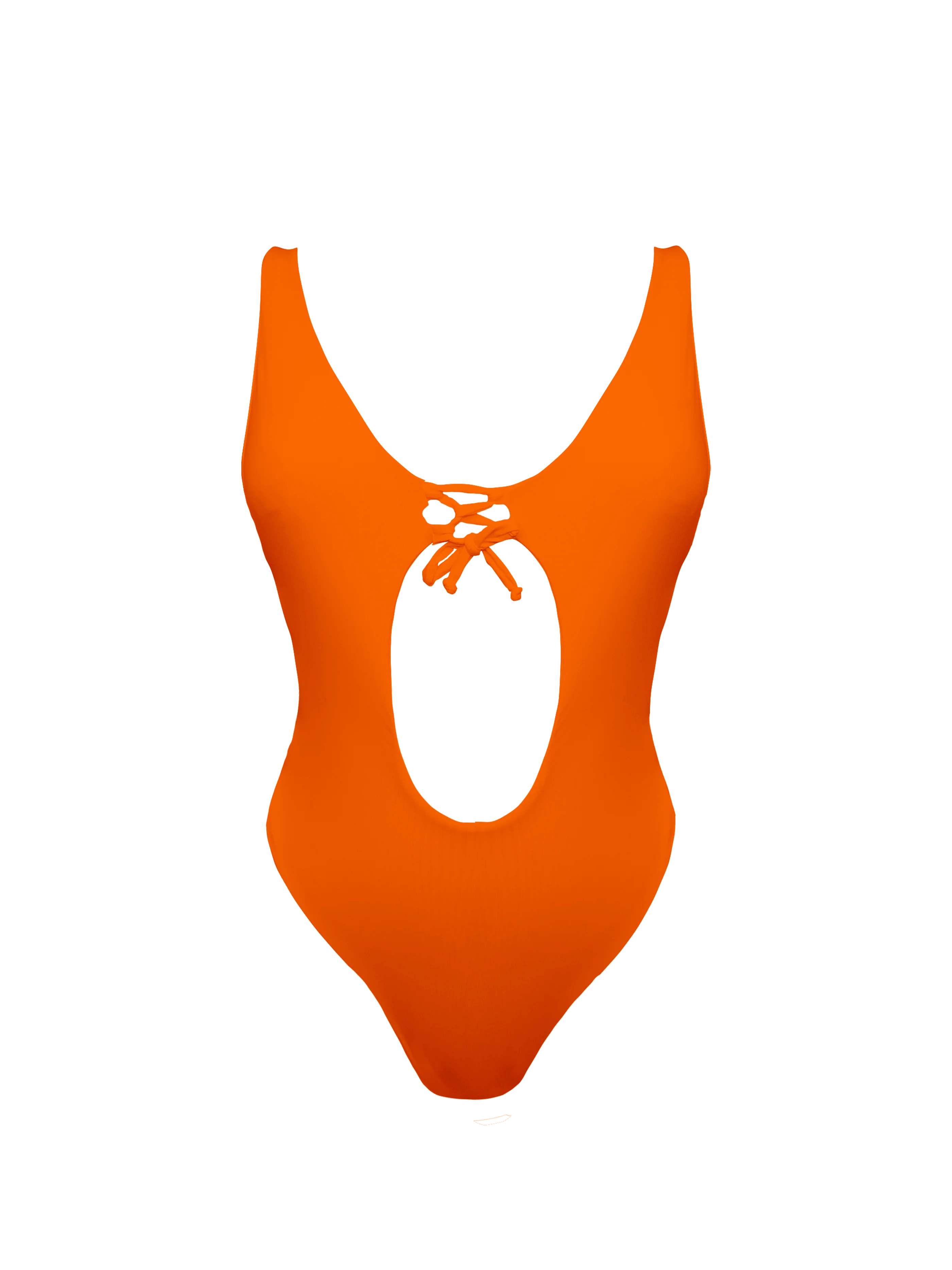 Moorea Saffron Glow Lace Up Keyhole Bikini One Piece - Image 13