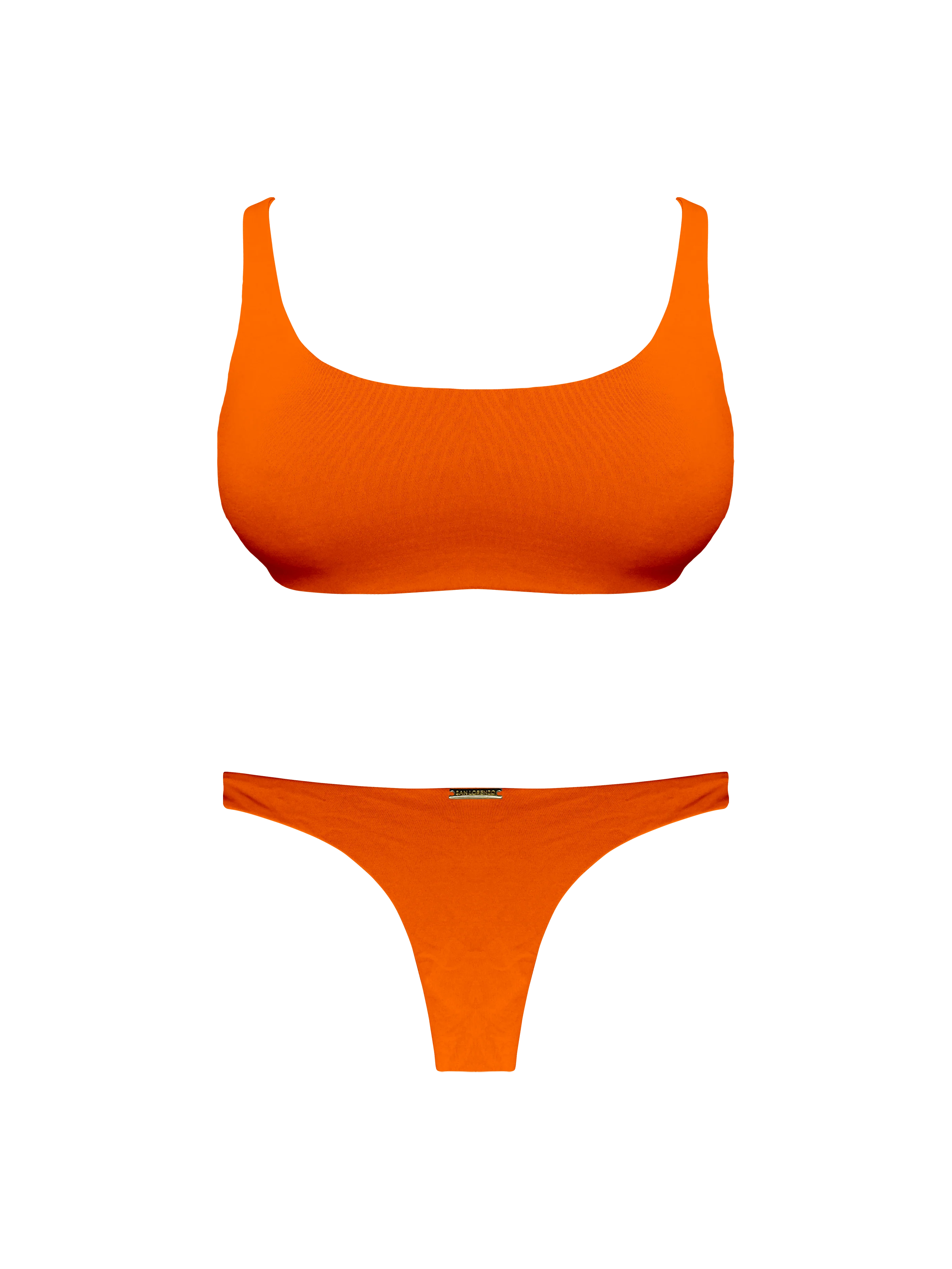 Moorea Saffron Glow Scoop Neck Bikini Top - Image 10
