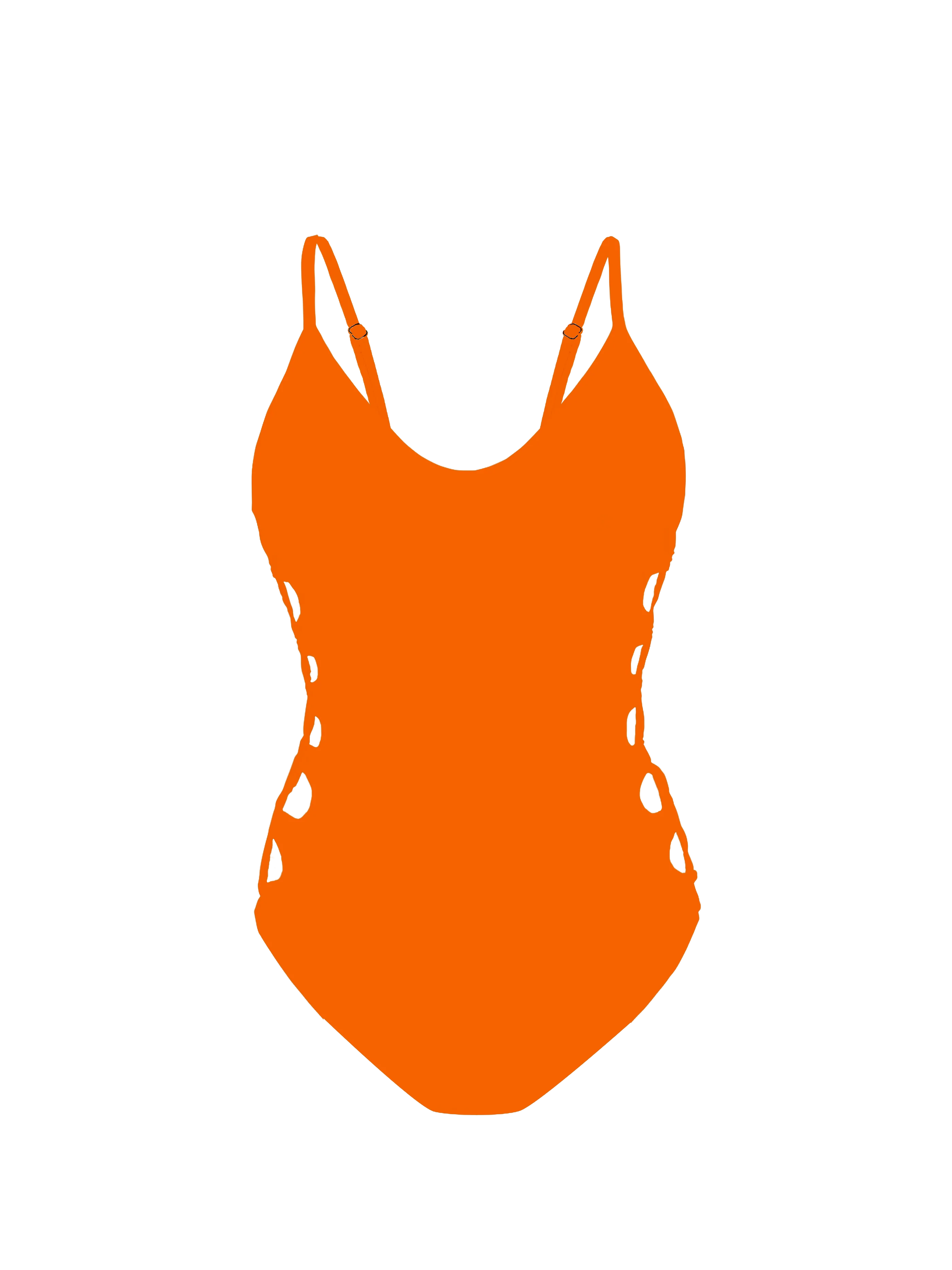 Moorea Saffron Glow Side Lace Up Bikini One Piece - Image 13