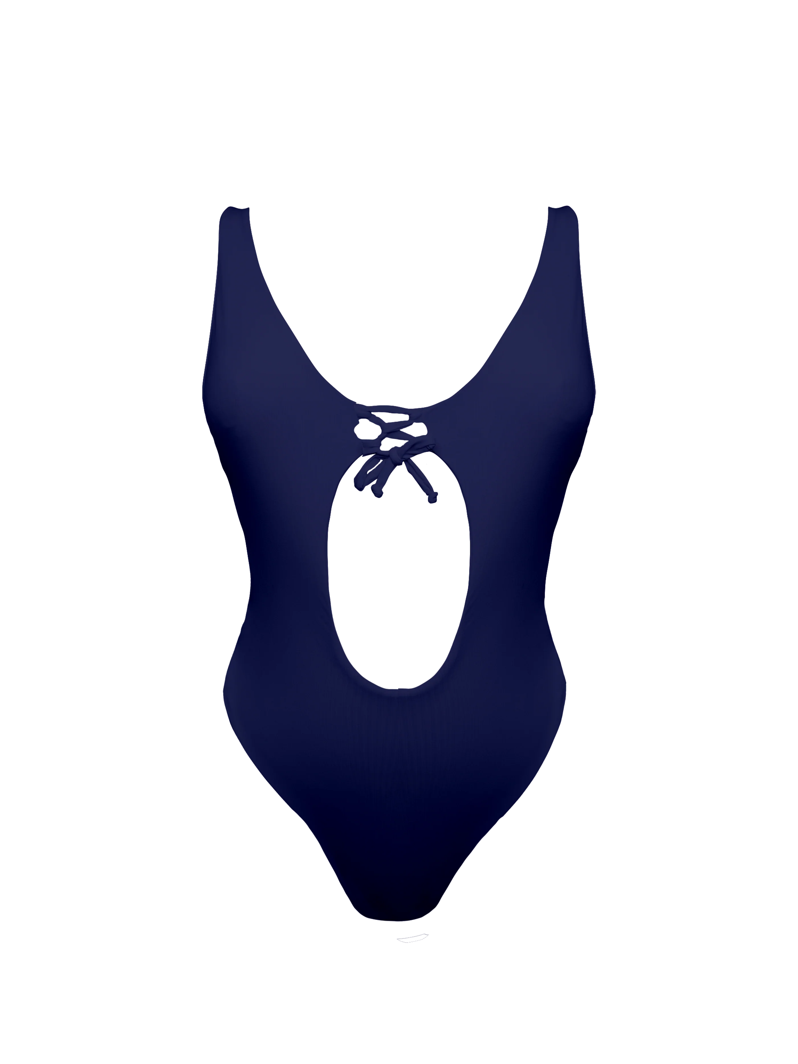 Moorea Voyager Indigo Lace Up Keyhole Bikini One Piece - Image 9