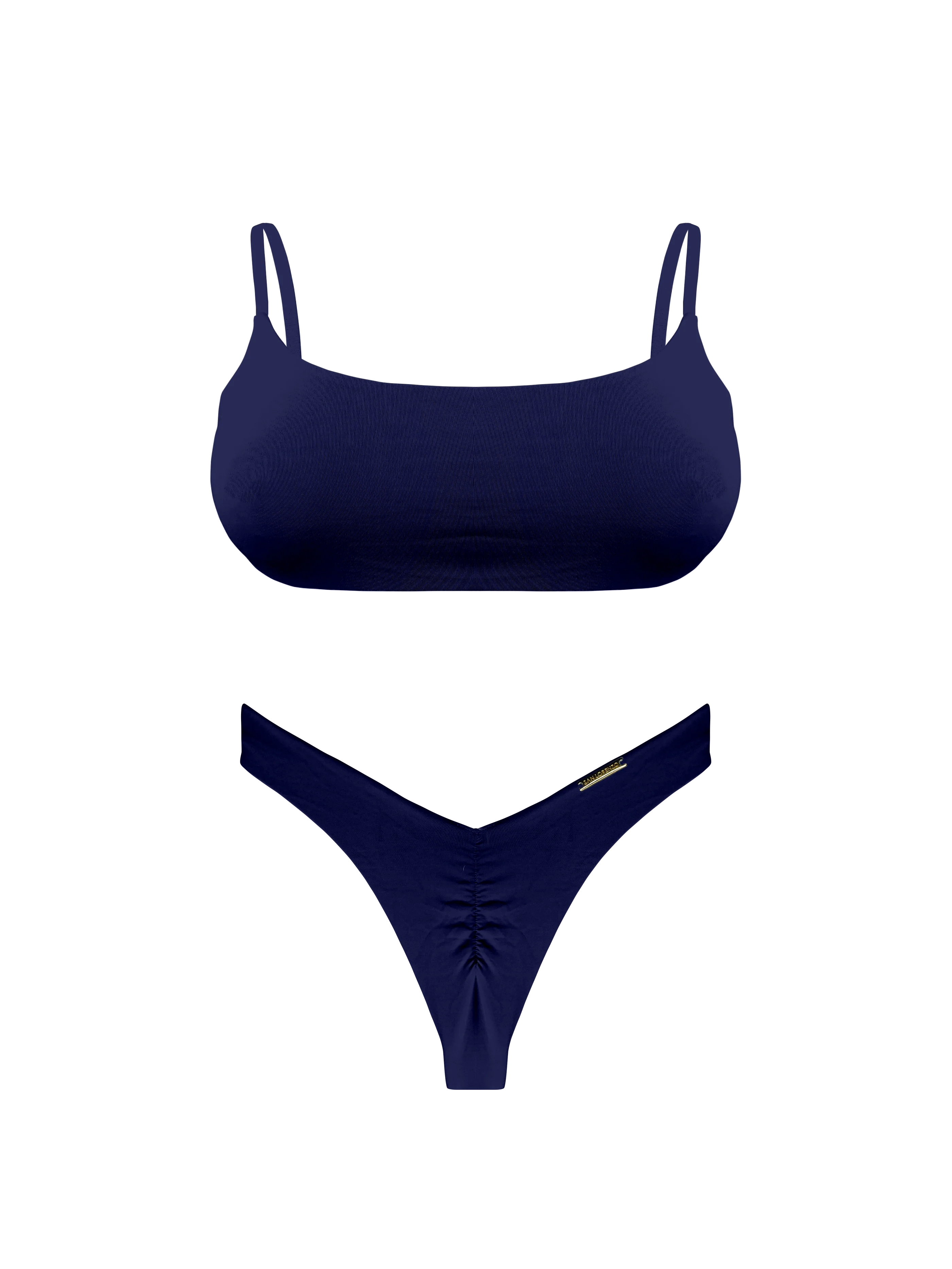 Moorea Voyager Indigo Sport Cross Back Bikini Top - Image 10