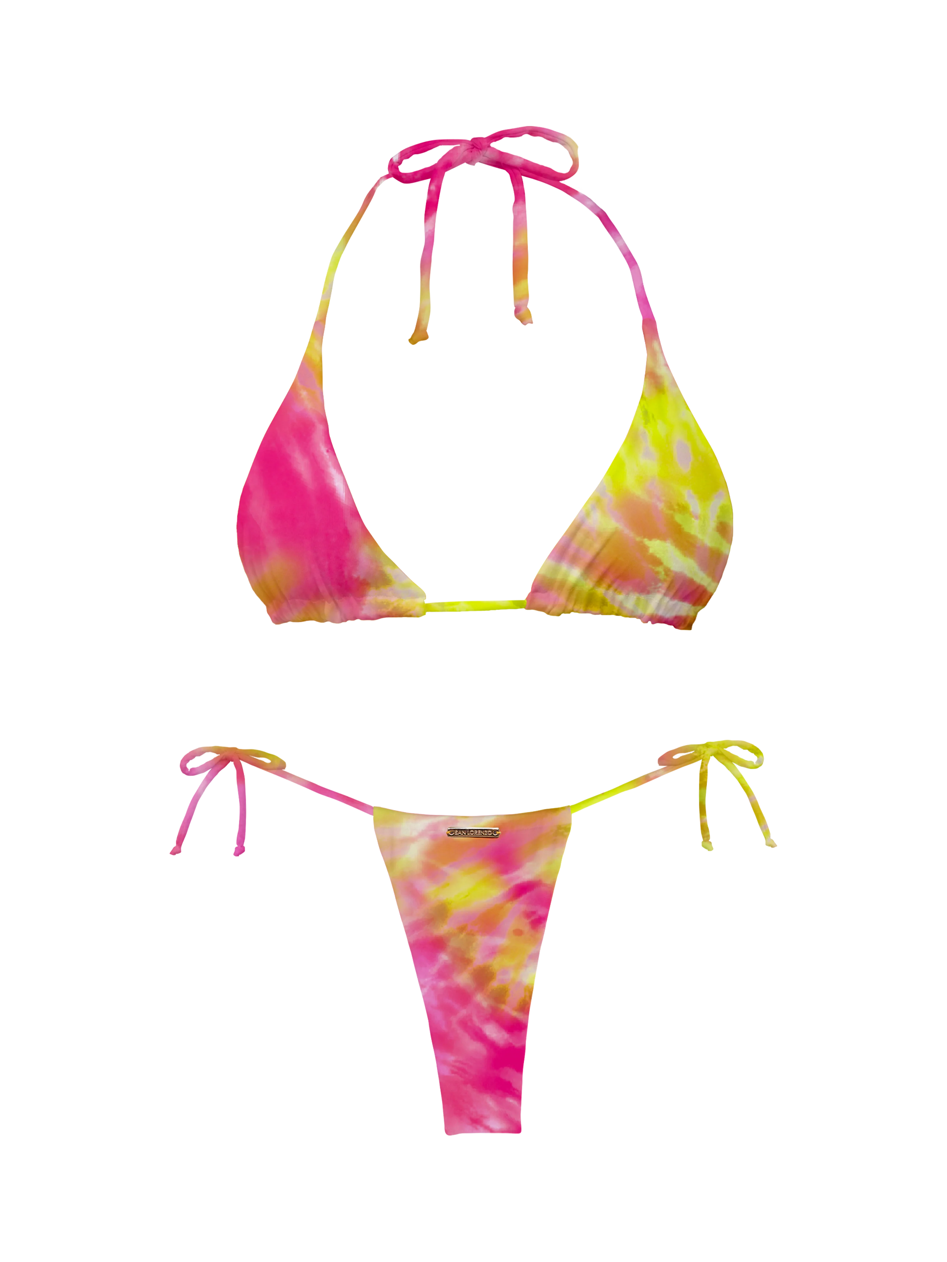 Paradiso Sunrise Swirl Sliding Side Tie Bikini Bottom - Image 14