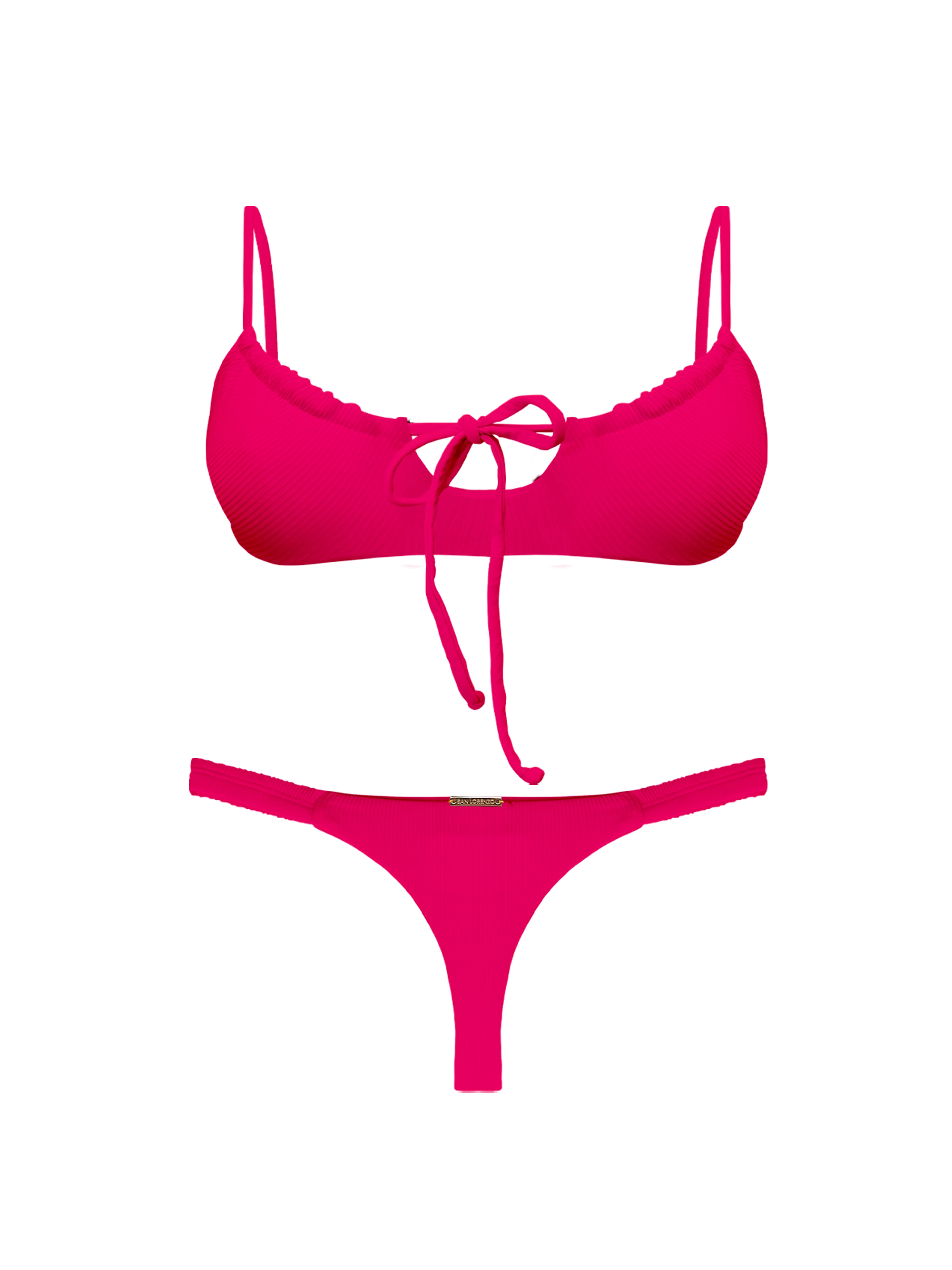 Paradiso Lush Pink Garder Bikini Bottom - Image 12