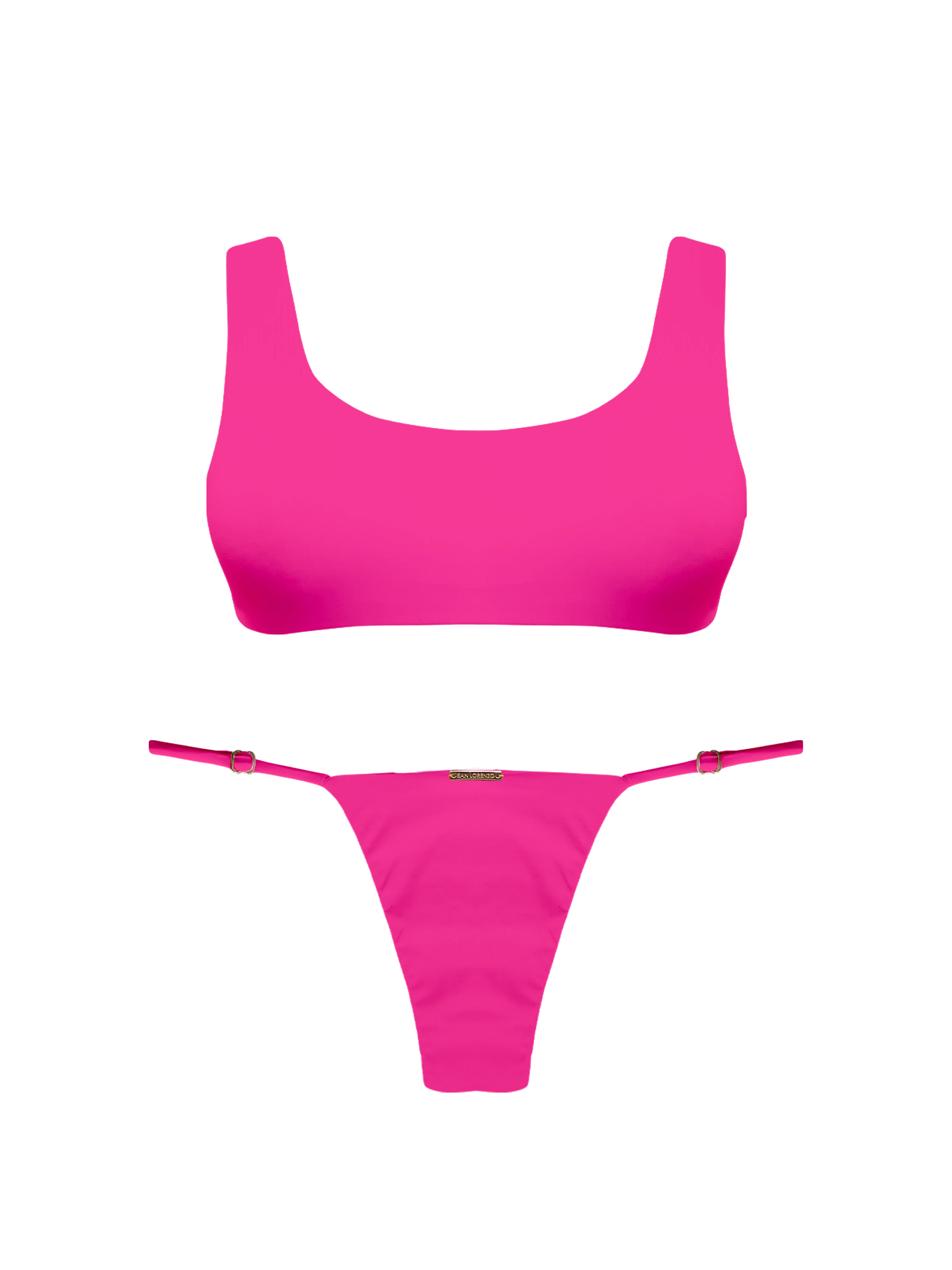 Paradiso Lush Pink Scoop Neck Bikini Top - Image 9