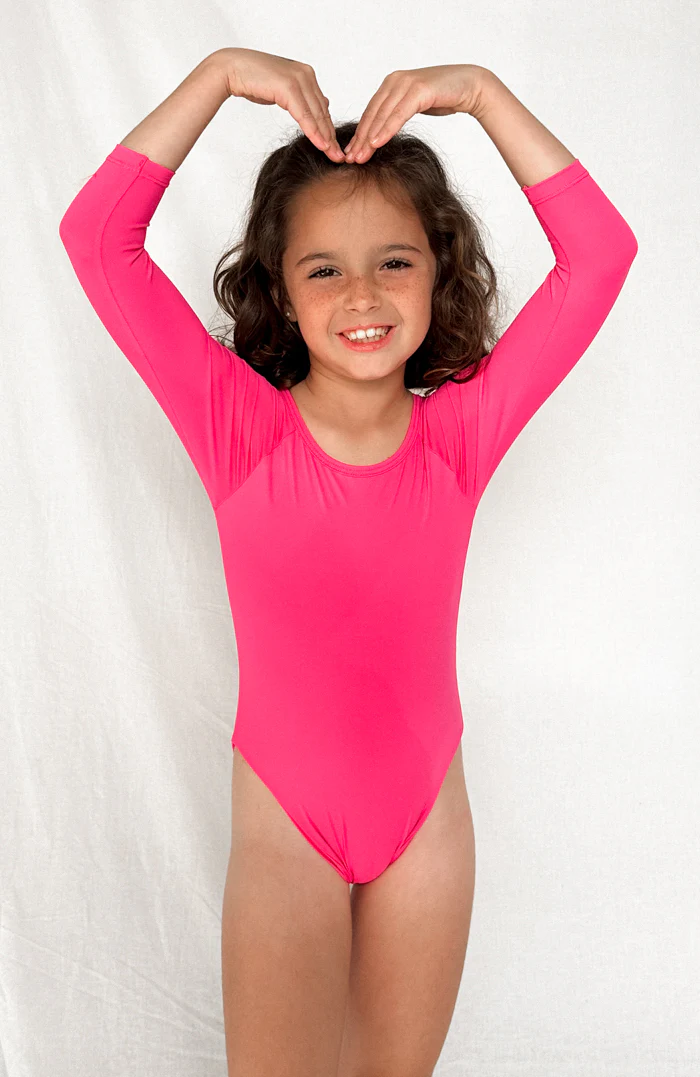 Keiki Paradiso Lush Pink Long Sleeve One Piece - Image 3