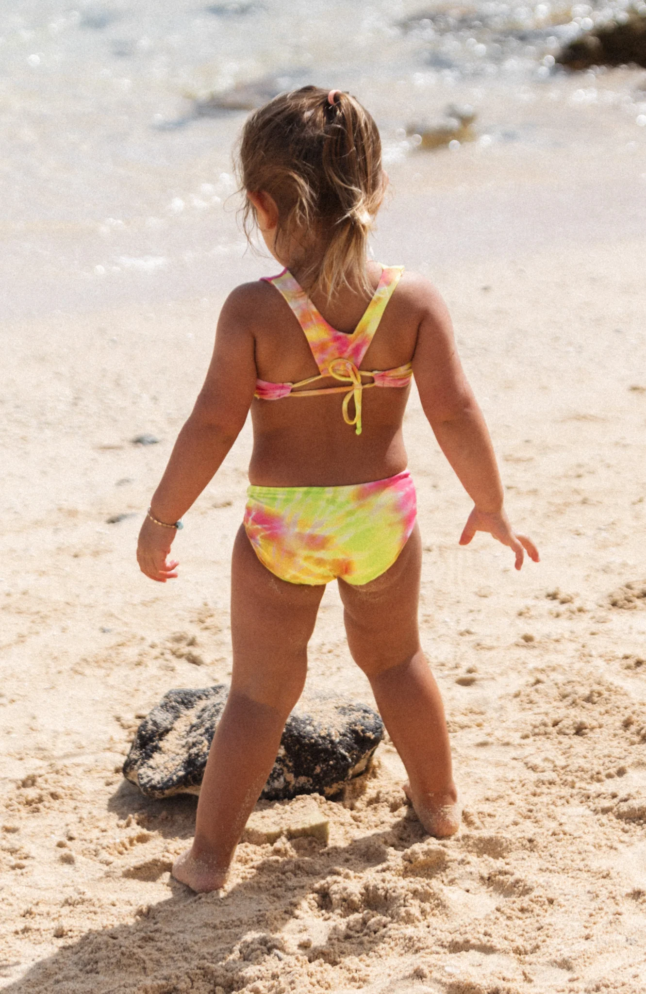 Keiki Paradiso Sunrise Swirl High Neck Top - Image 2