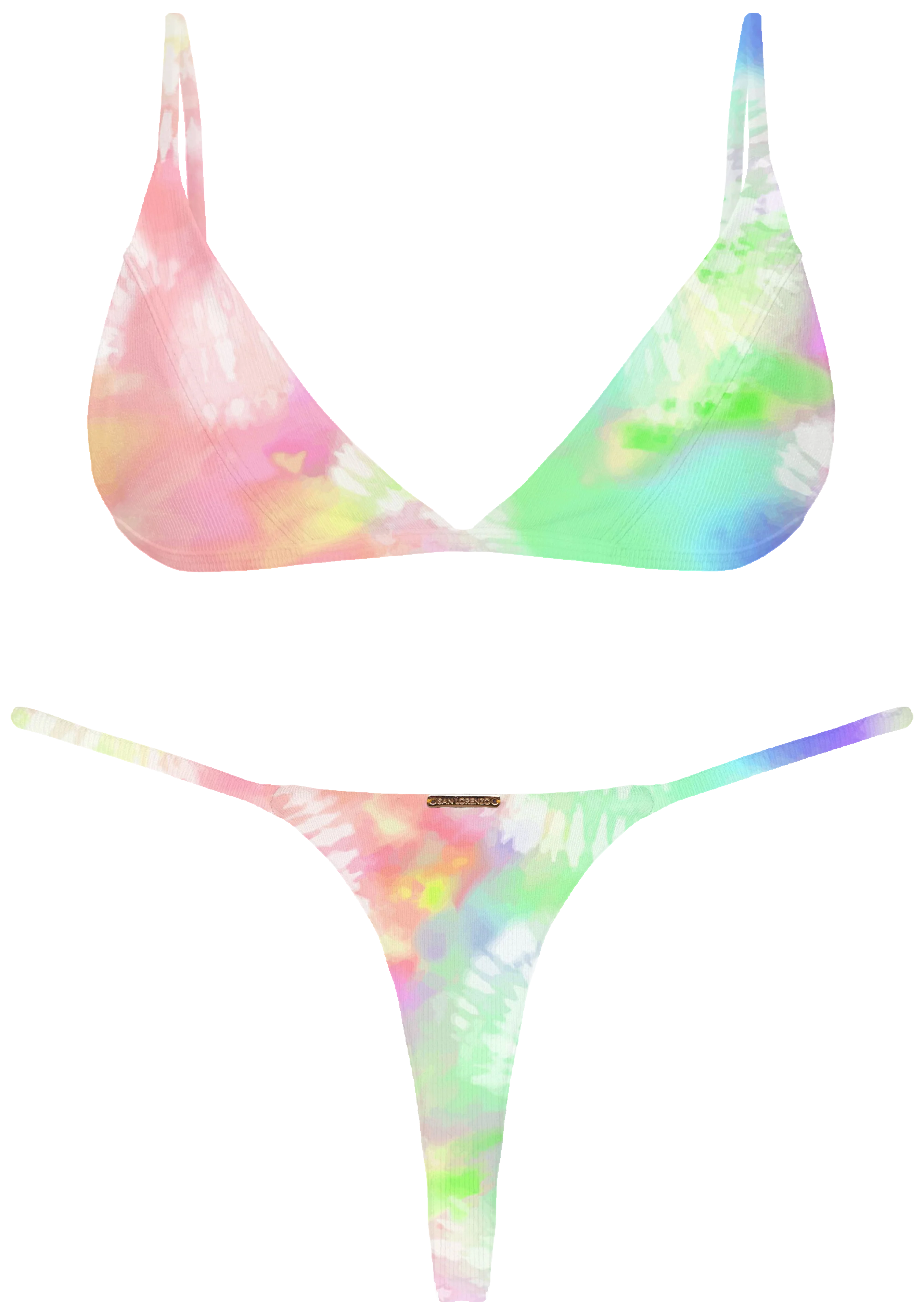 Paradiso Rainbow Bra Halter Bikini Top - Image 6