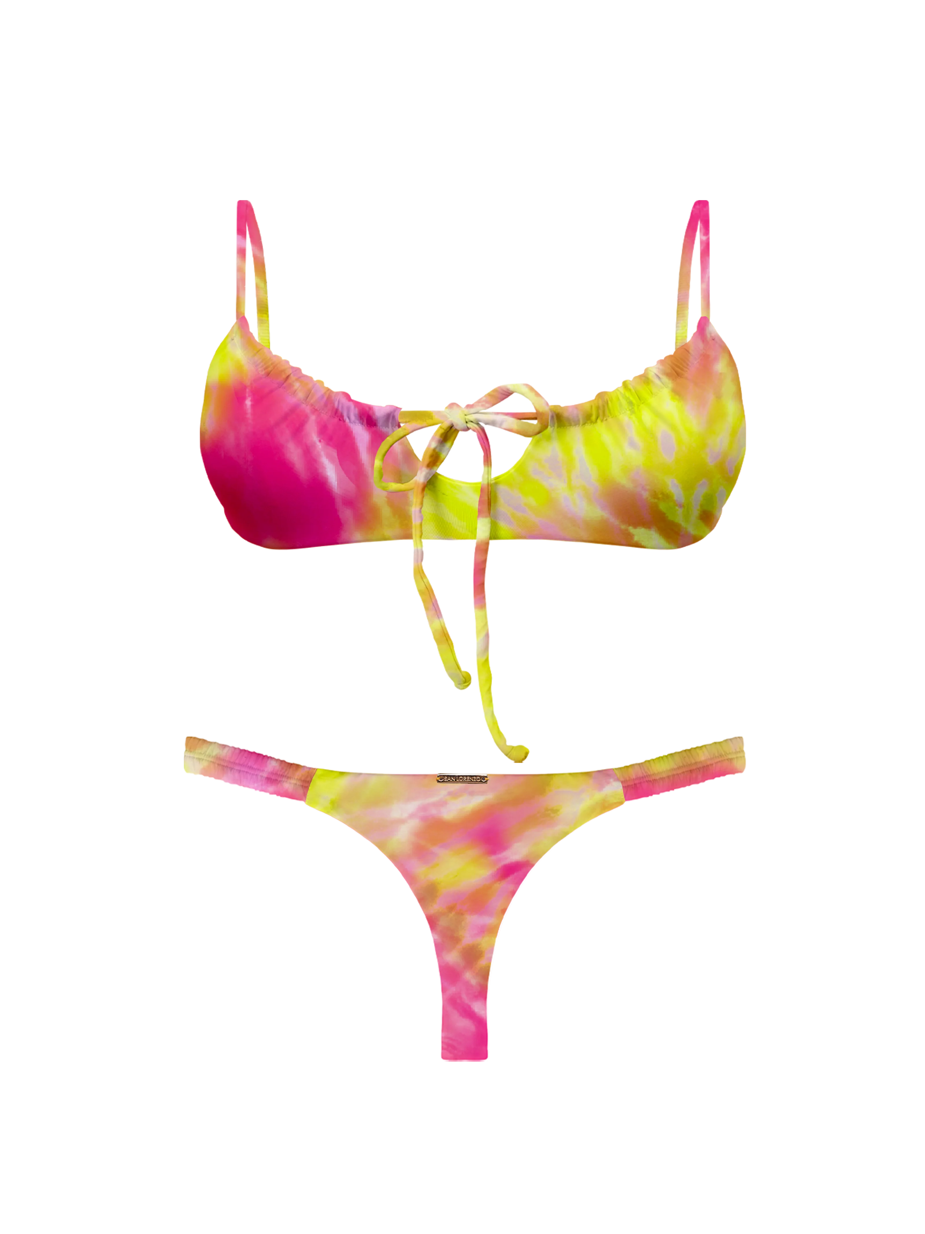 Paradiso Sunrise Swirl Garder Bikini Bottom - Image 11