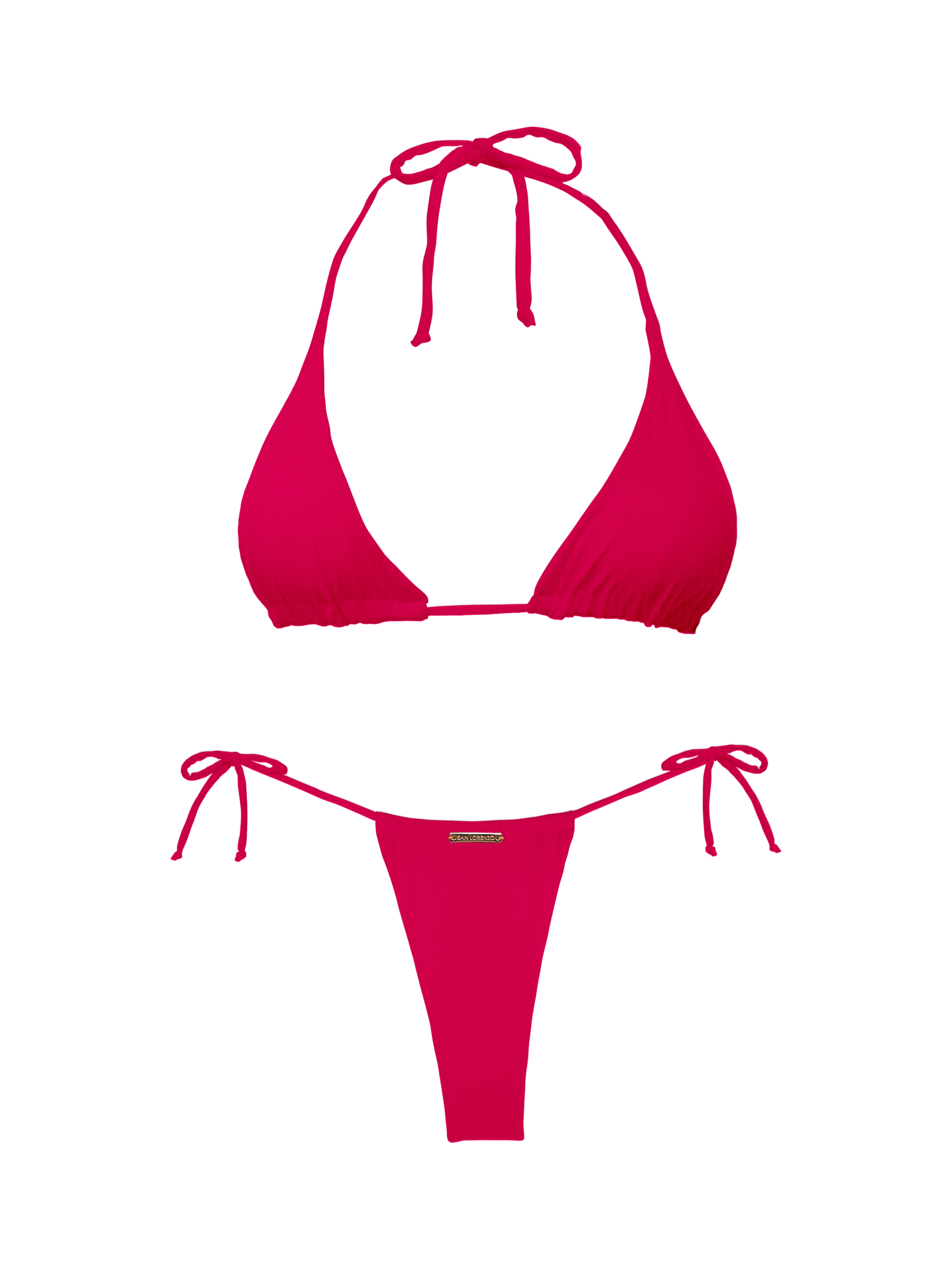 Paradiso Lush Pink Sliding Side Tie Bikini Bottom - Image 12