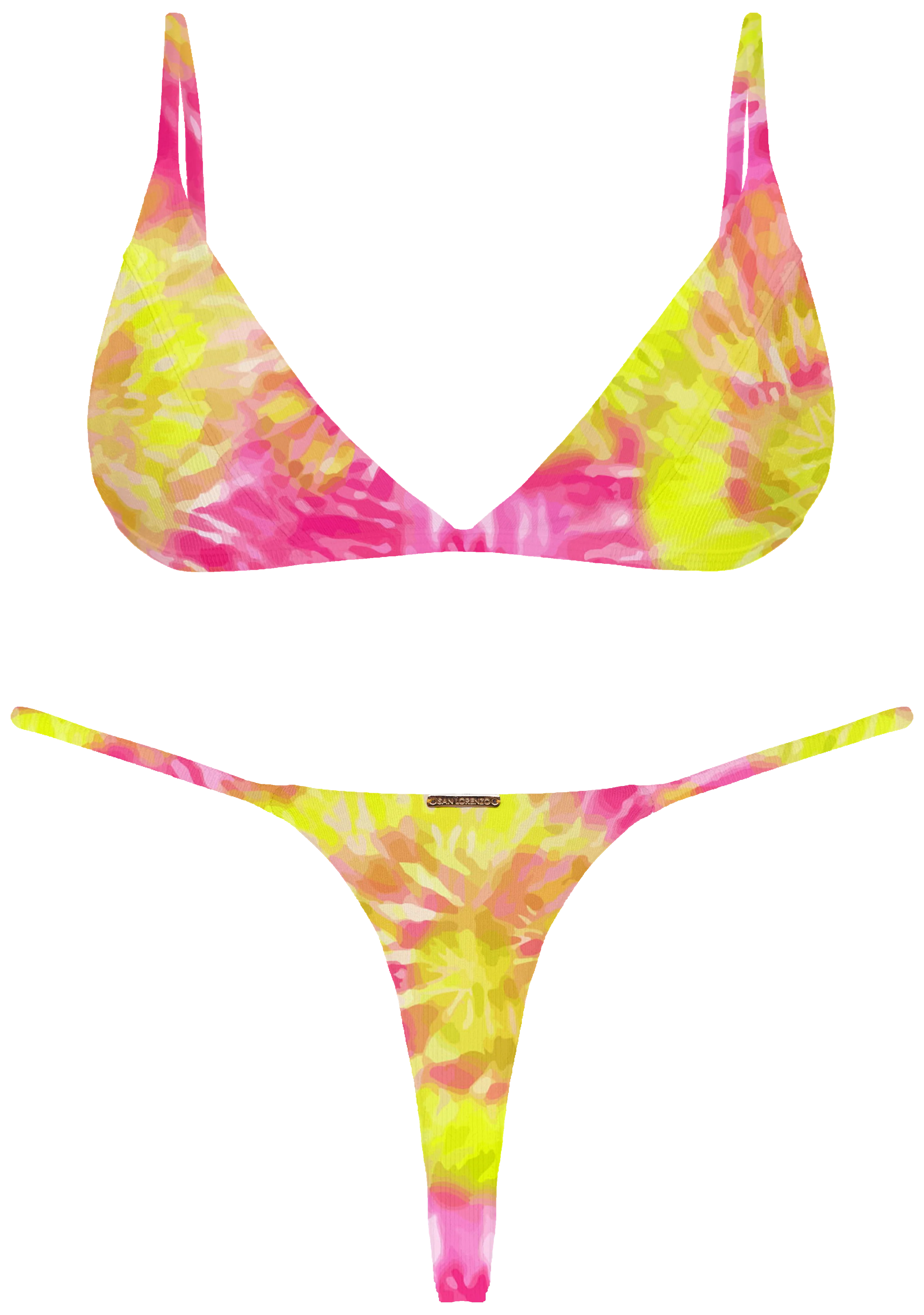 Paradiso Sunrise Swirl Bra Halter Bikini Top - Image 12