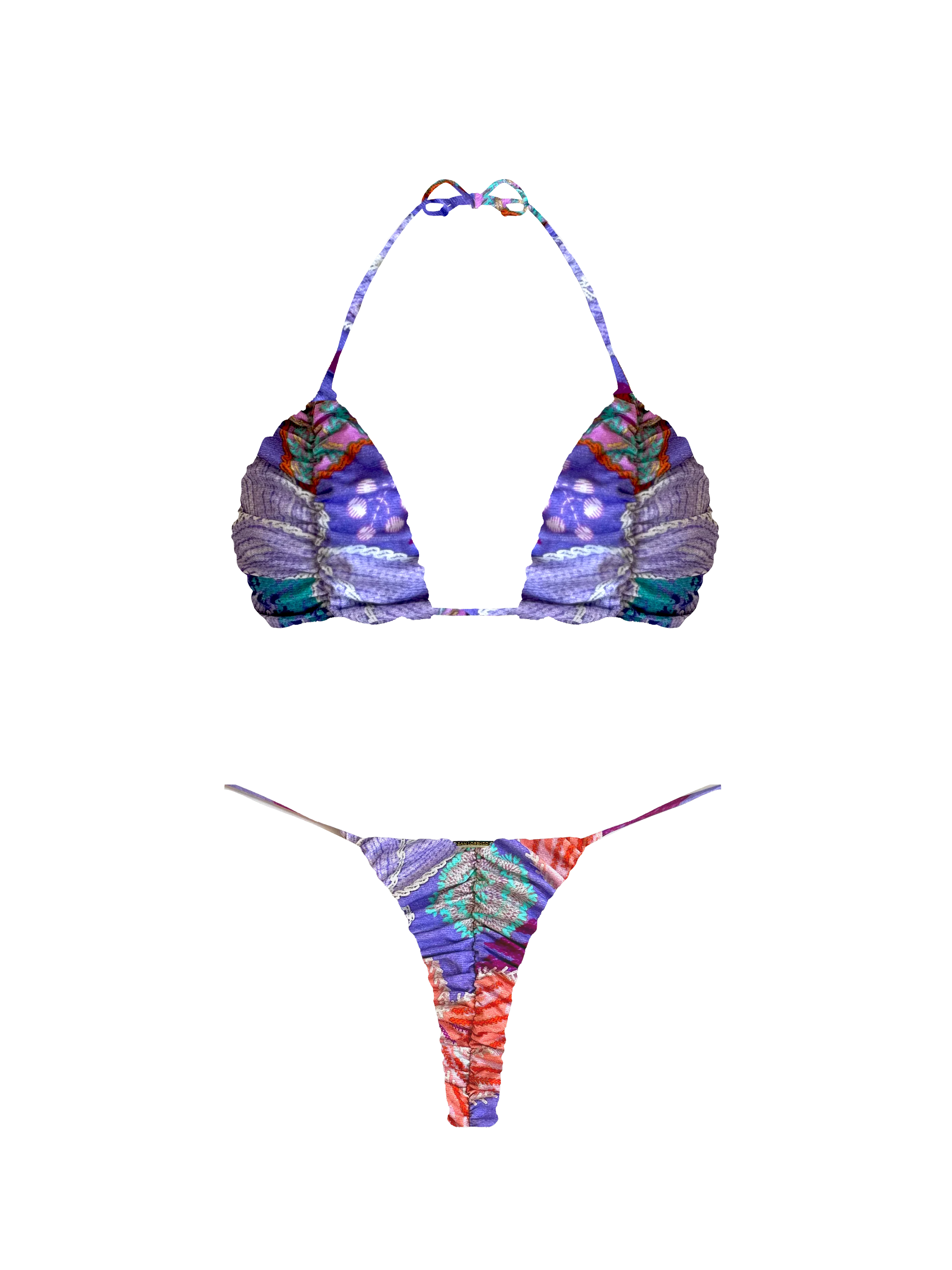 Prisma Dreamwave Ruffled Triangle Bikini Top - Image 6